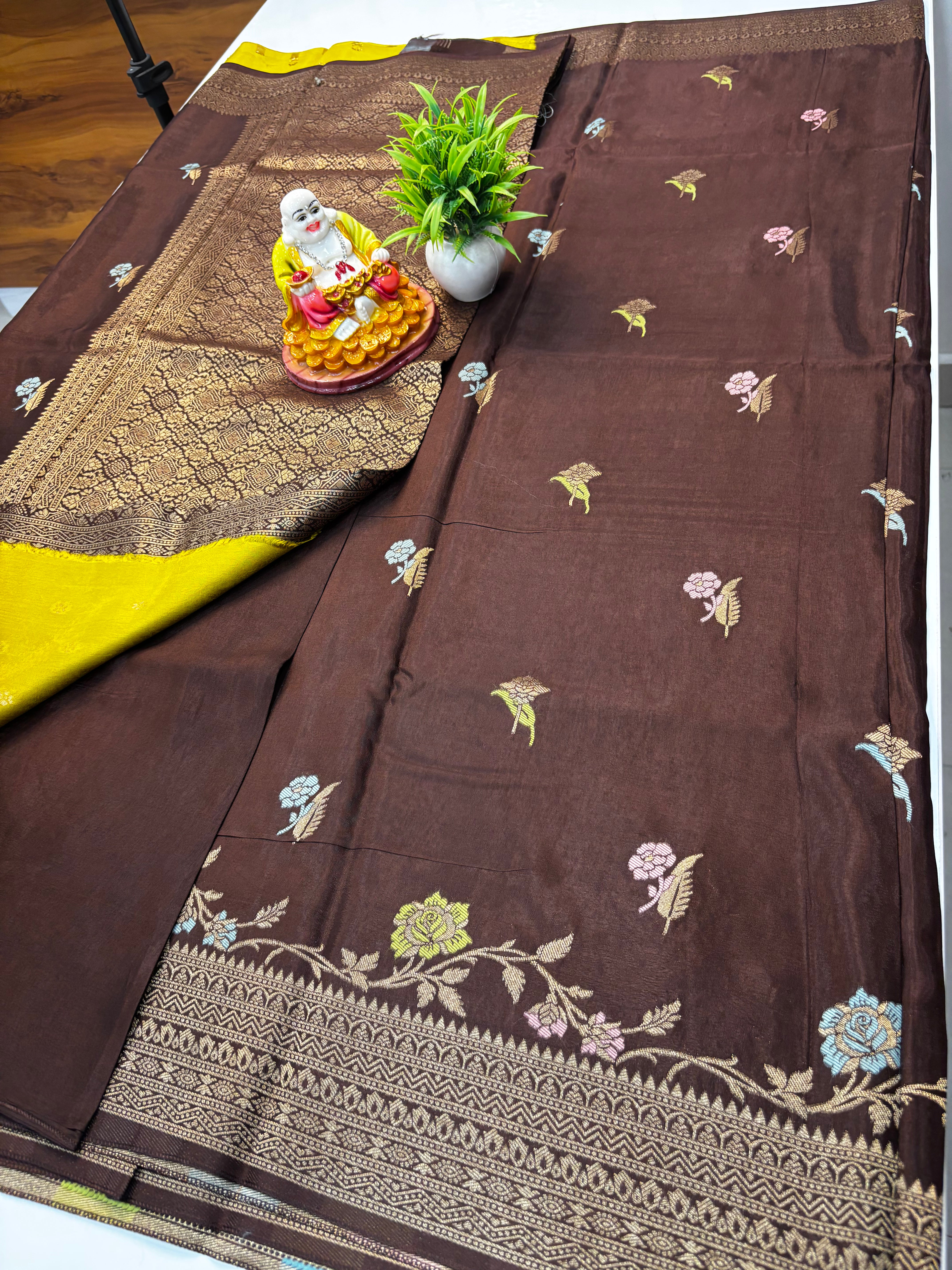 Premium Viscose Saree with Rich Pallu & Butta Blouse | Padmavathi Silks and Sarees