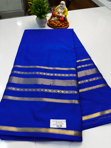 Premium Mysore Crepe Silk Saree | Padmavathi Silks and Sarees
