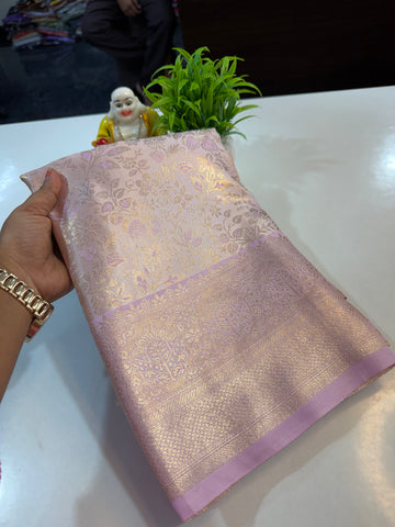 Premium Satin Saree with Rich Pallu made from padmavathi silks and sarees