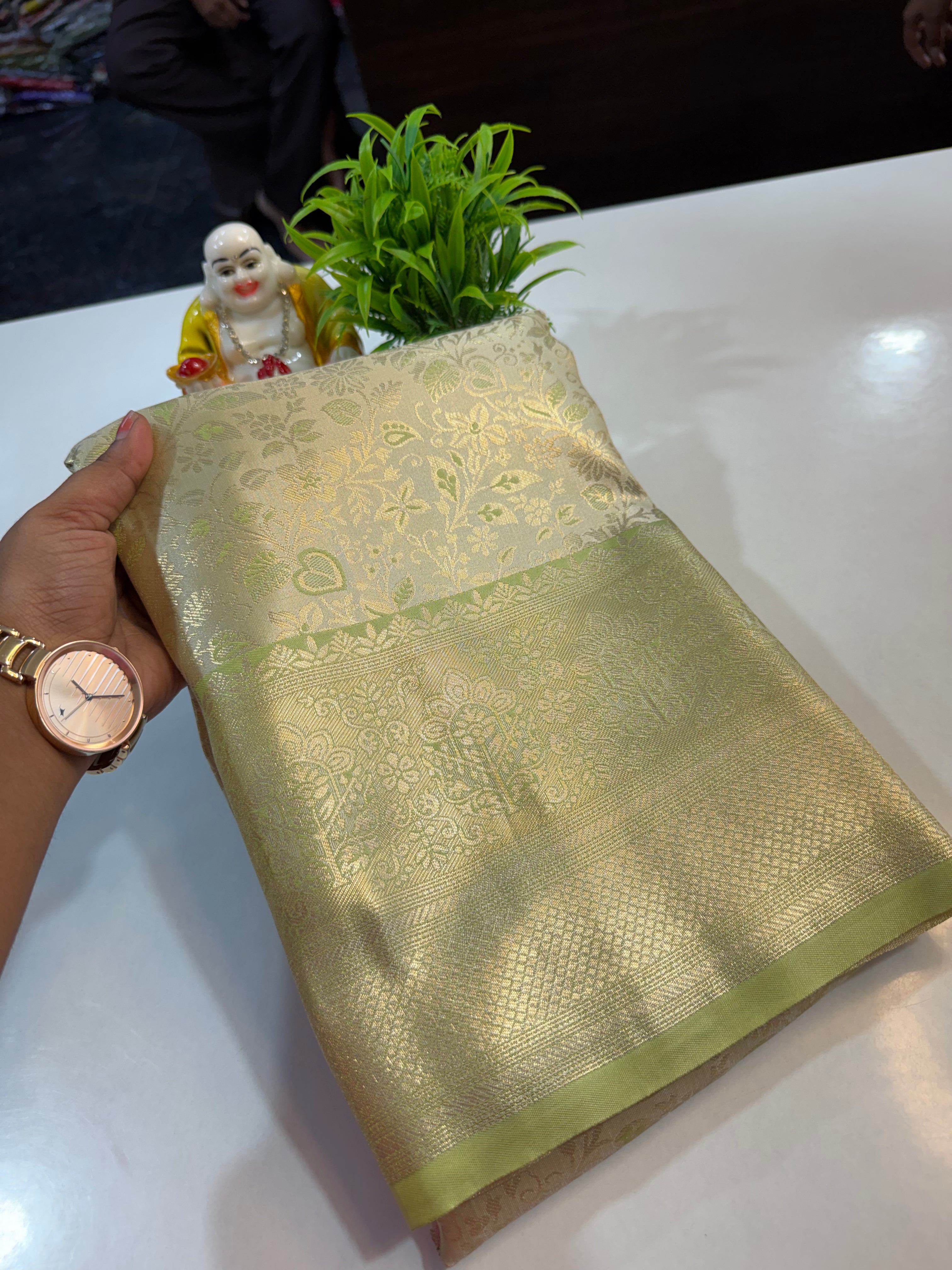 Premium Satin Saree with Rich Pallu made from padmavathi silks and sarees