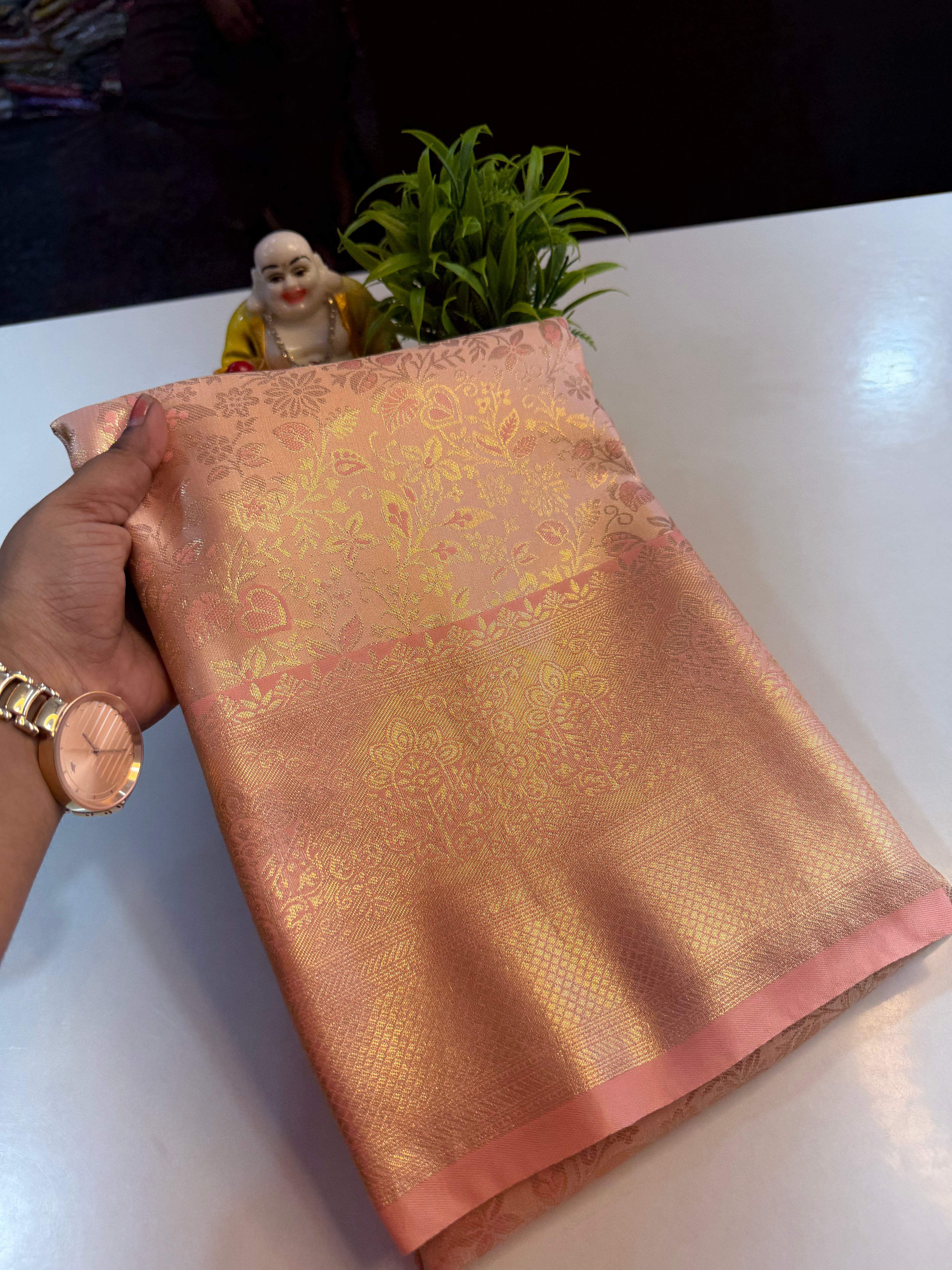 Premium Satin Saree with Rich Pallu made from padmavathi silks and sarees