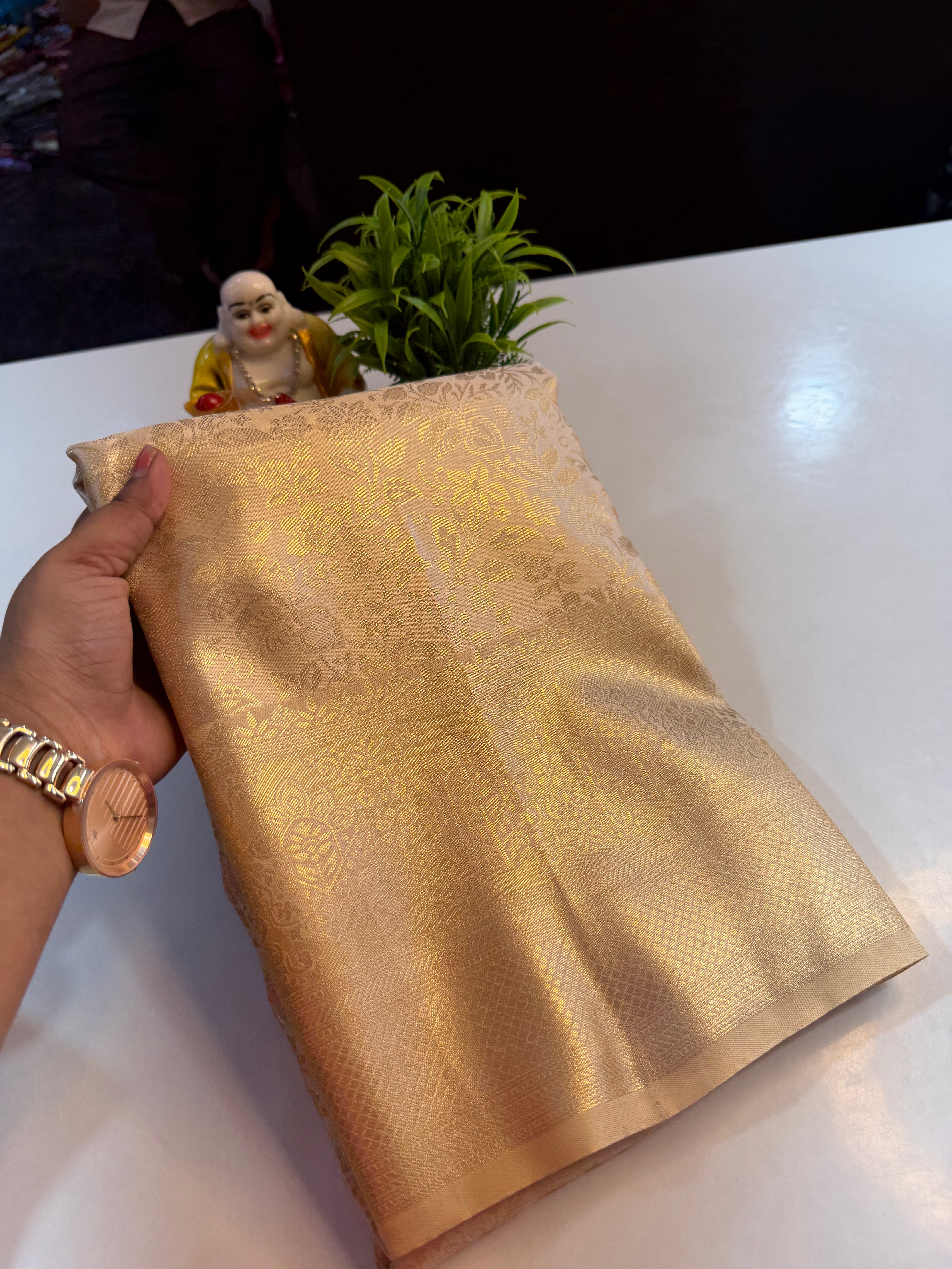 Premium Satin Saree with Rich Pallu made from padmavathi silks and sarees