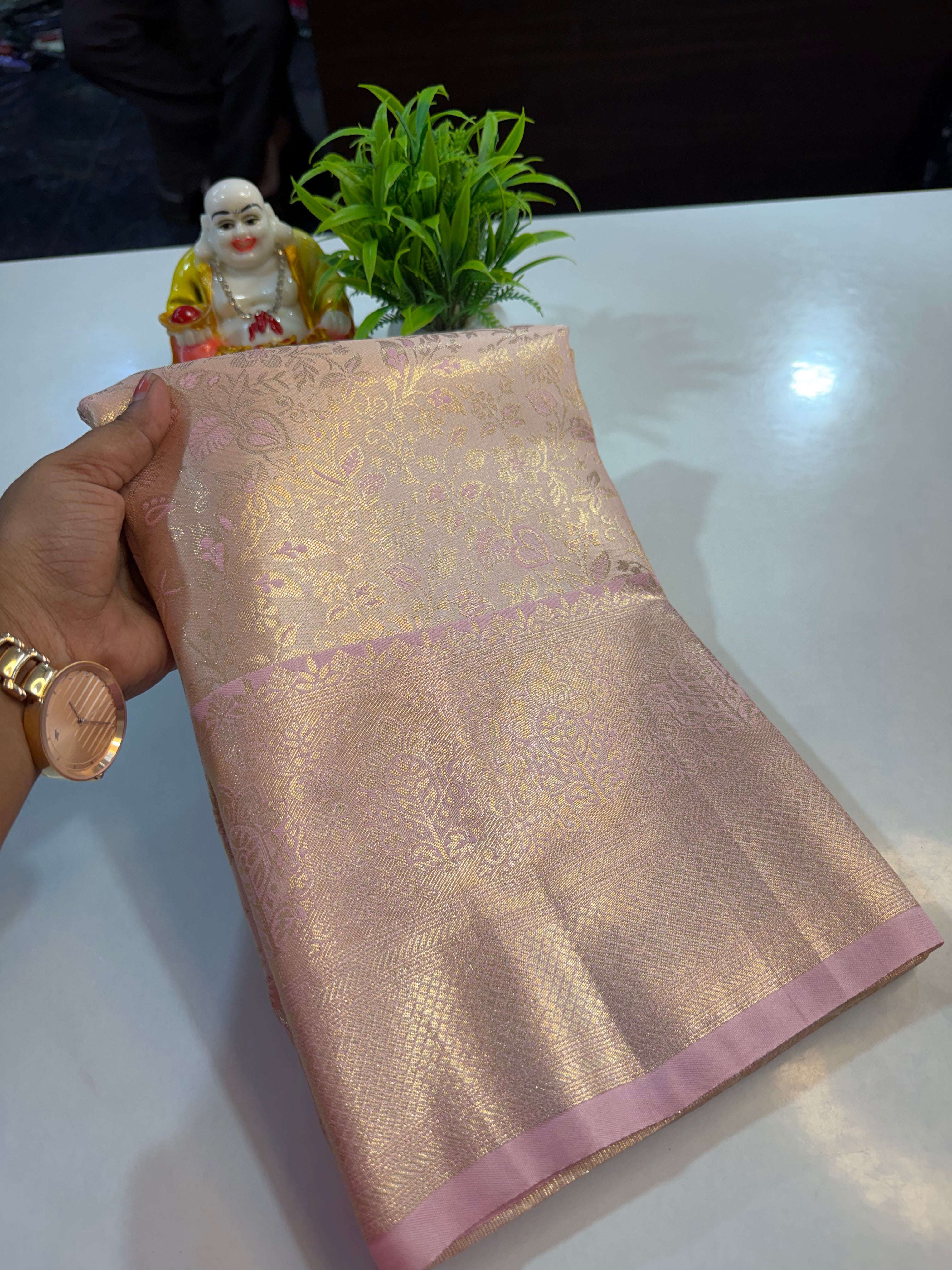 Premium Satin Saree with Rich Pallu made from padmavathi silks and sarees