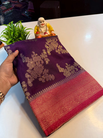 Premium Georgette Saree with Jaal Pattern | Rich Pallu & Butta Blouse…