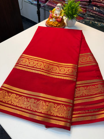 Mysore Crepe Silk Saree with Elegant Bentex Border…
