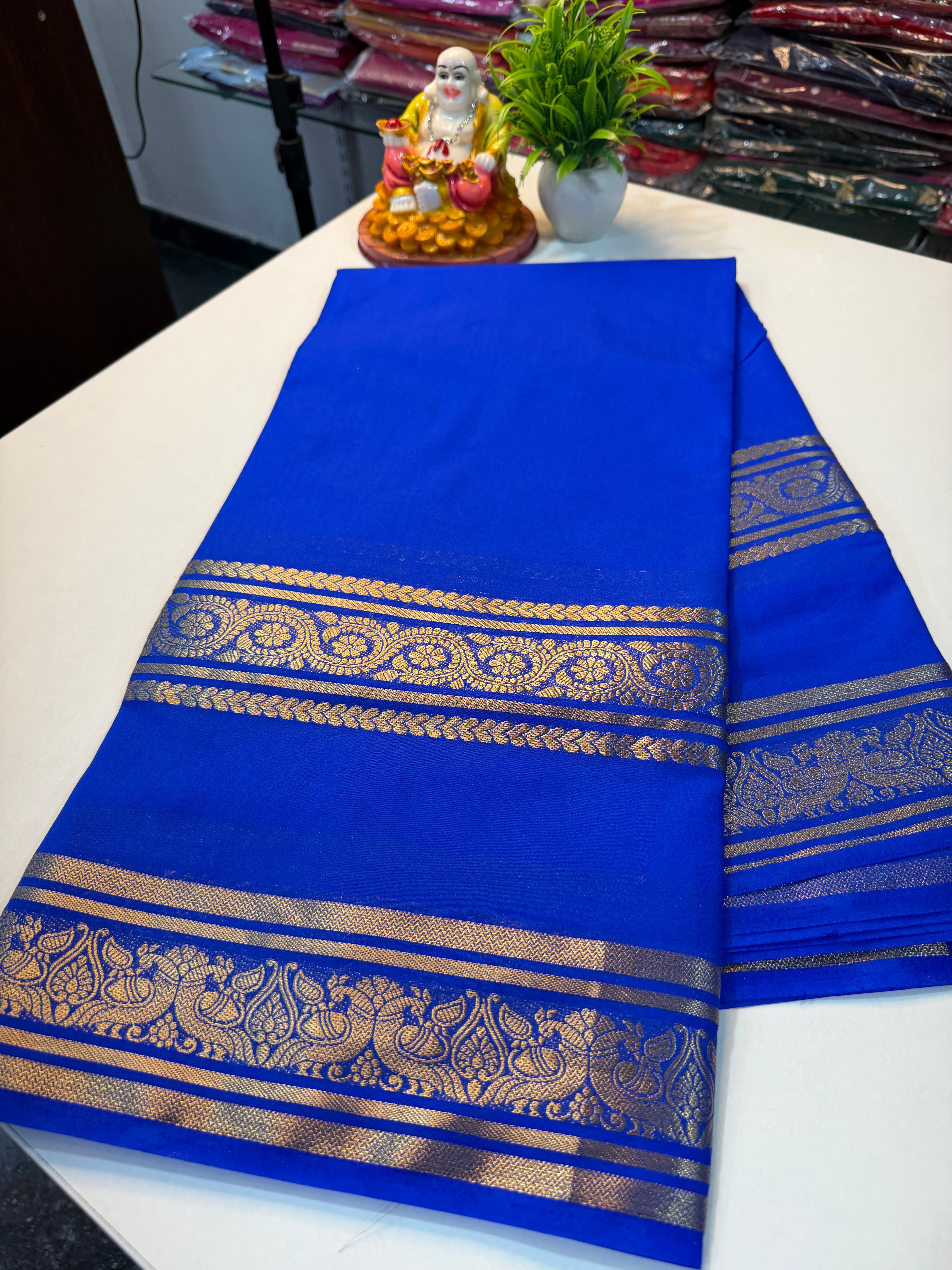 Mysore Crepe Silk Saree with Elegant Bentex Border…