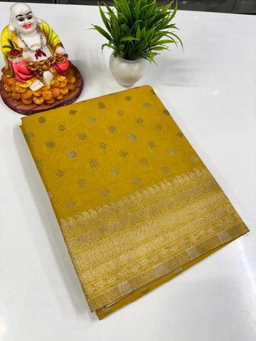 Elegant Georgette Butta Saree