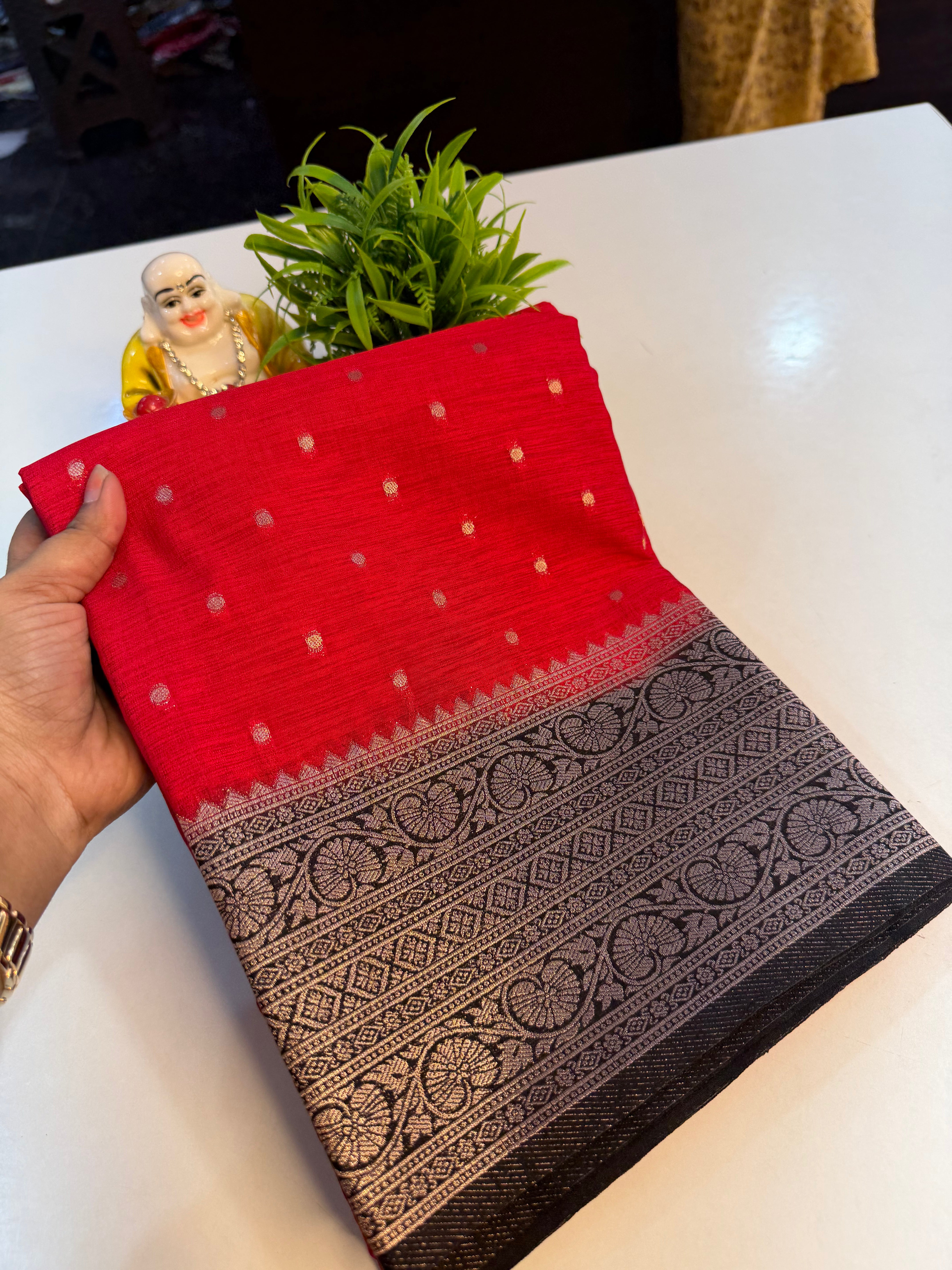 Premium Panni Silk Saree with Butta Design & Rich Pallu…