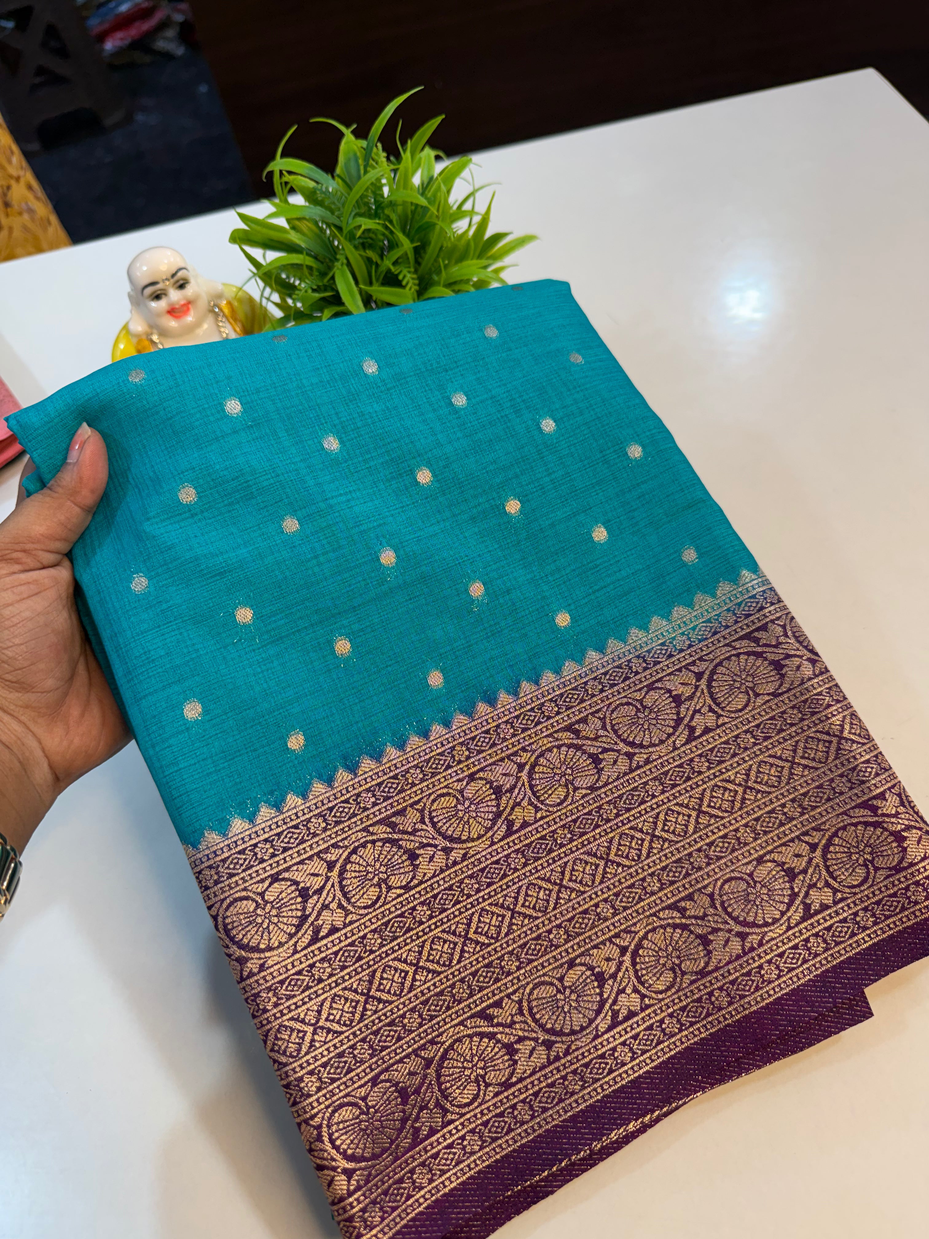 Premium Panni Silk Saree with Butta Design & Rich Pallu…