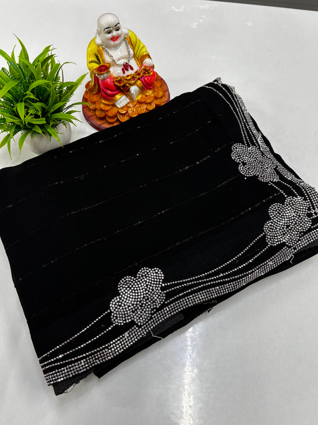 ✨ Premium Fancy Saree with Elegant Stone Work