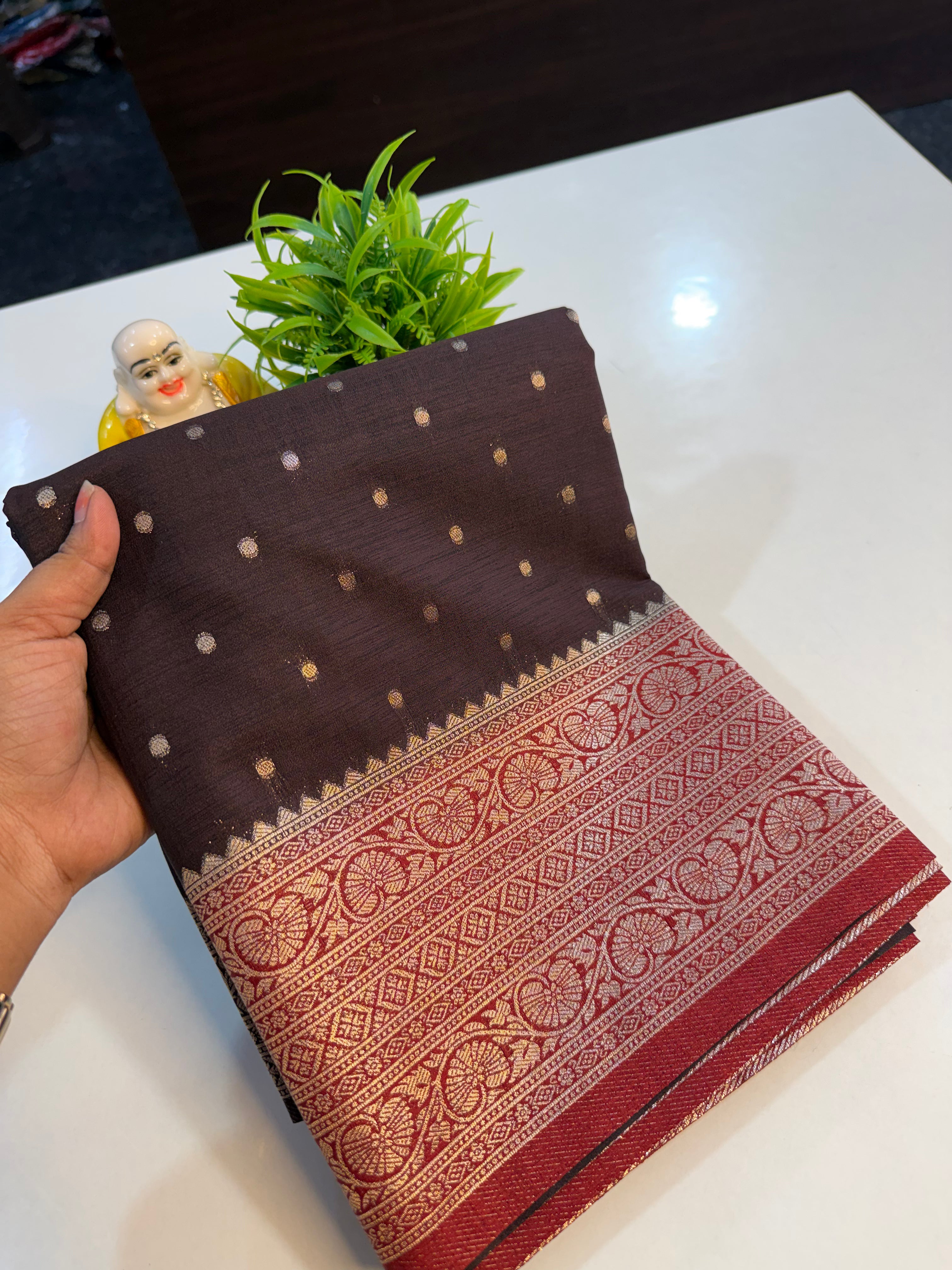 Premium Panni Silk Saree with Butta Design & Rich Pallu…