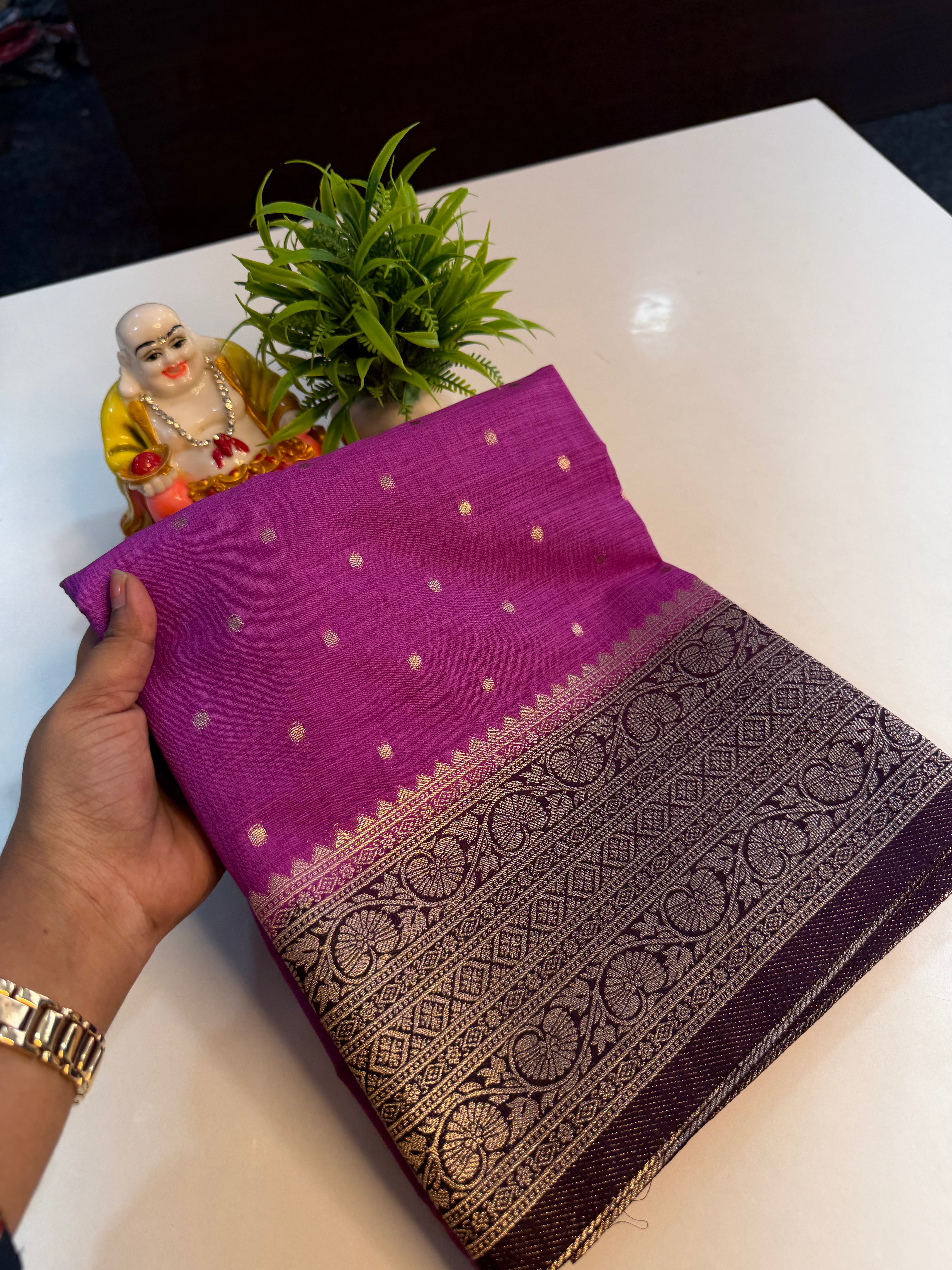 Premium Panni Silk Saree with Butta Design & Rich Pallu…