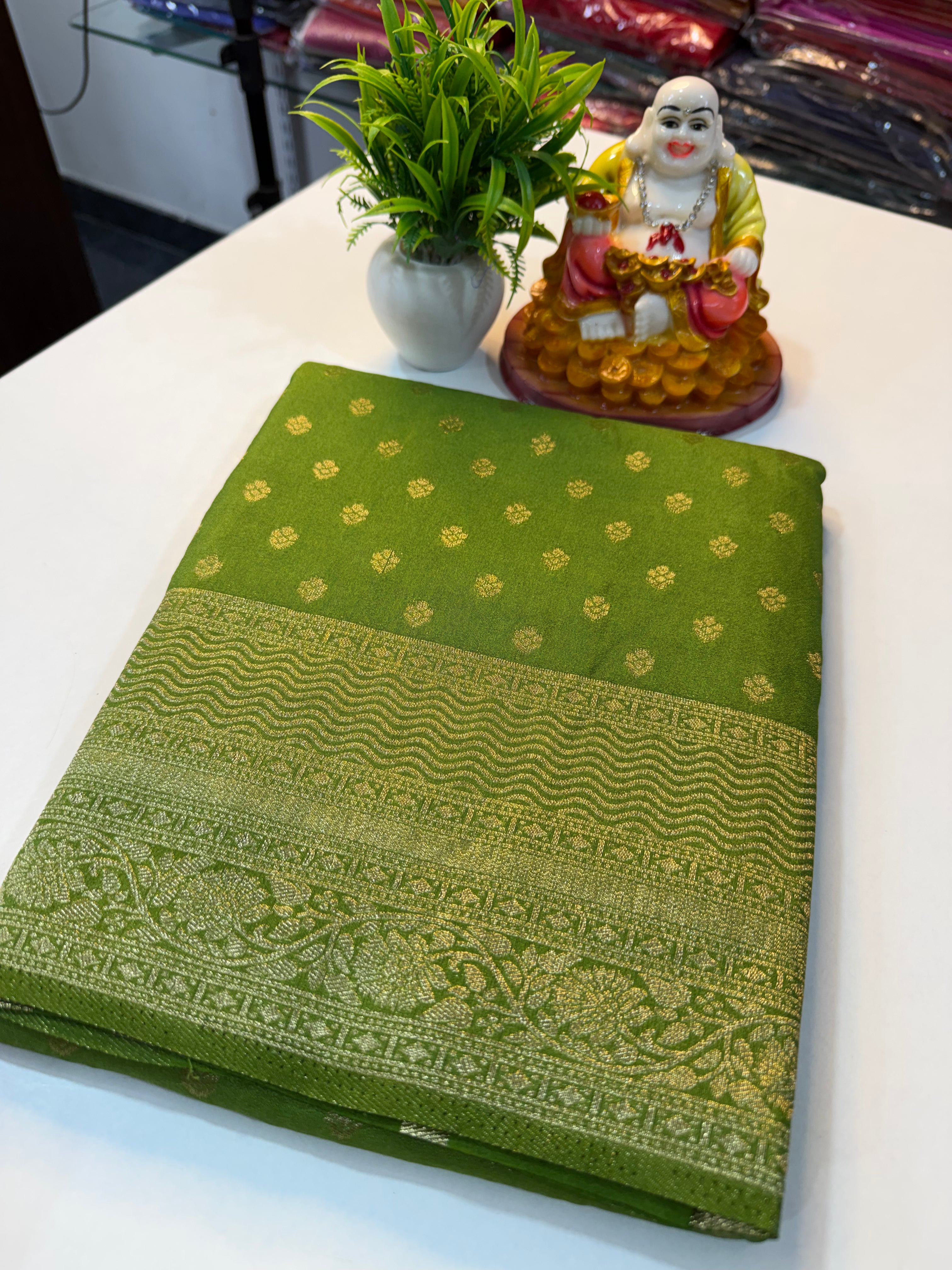 Premium Georgette Saree with Buttas & Rich Pallu | Padmavathi Silks and Sarees…
