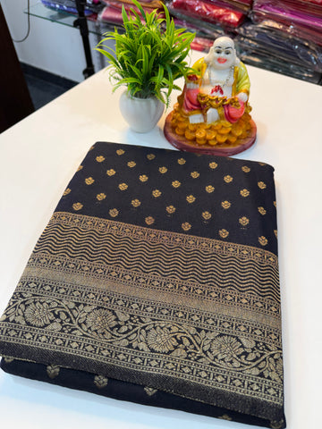 Premium Georgette Saree with Buttas & Rich Pallu | Padmavathi Silks and Sarees…