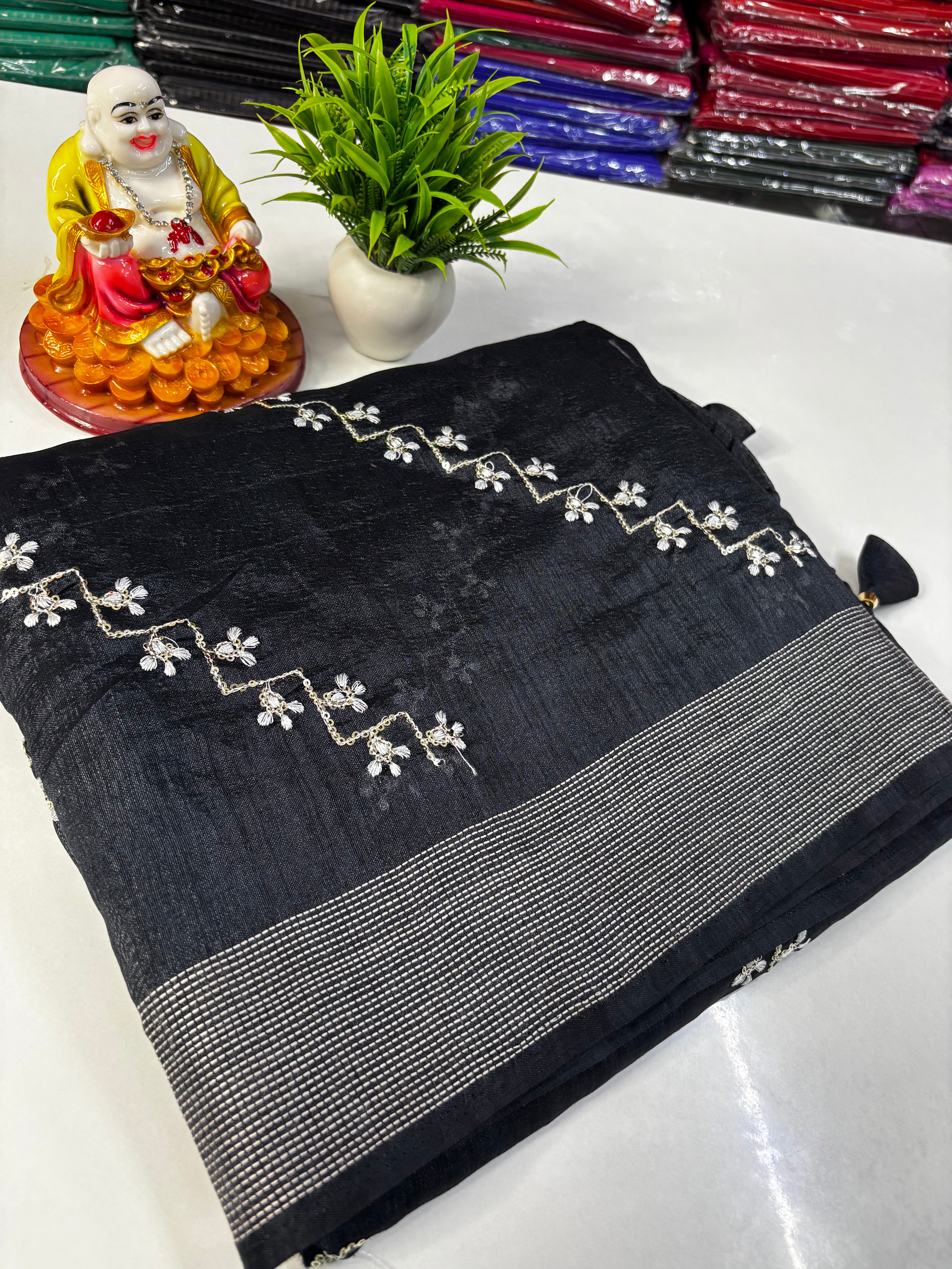 Beautiful Flower Design Kota Silk Saree