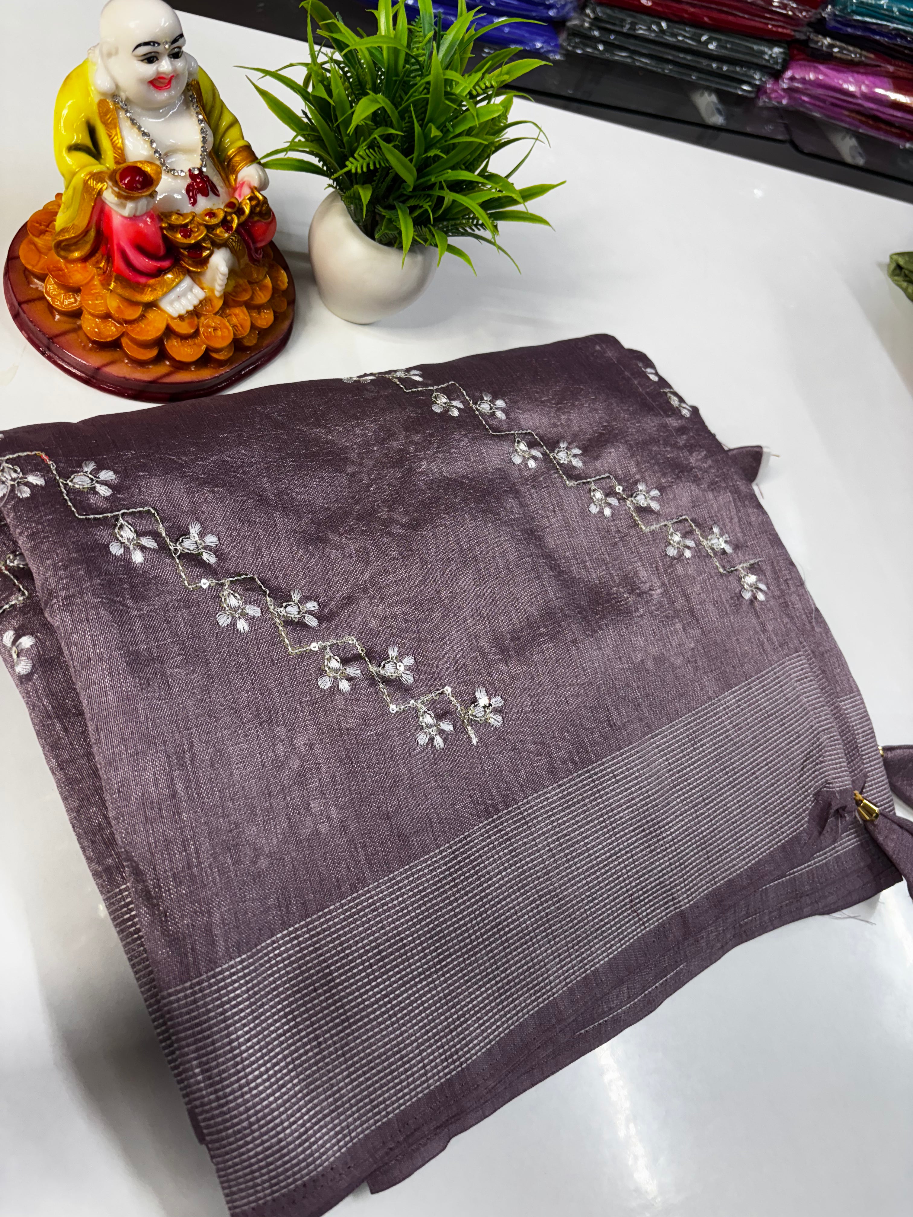 Beautiful Flower Design Kota Silk Saree