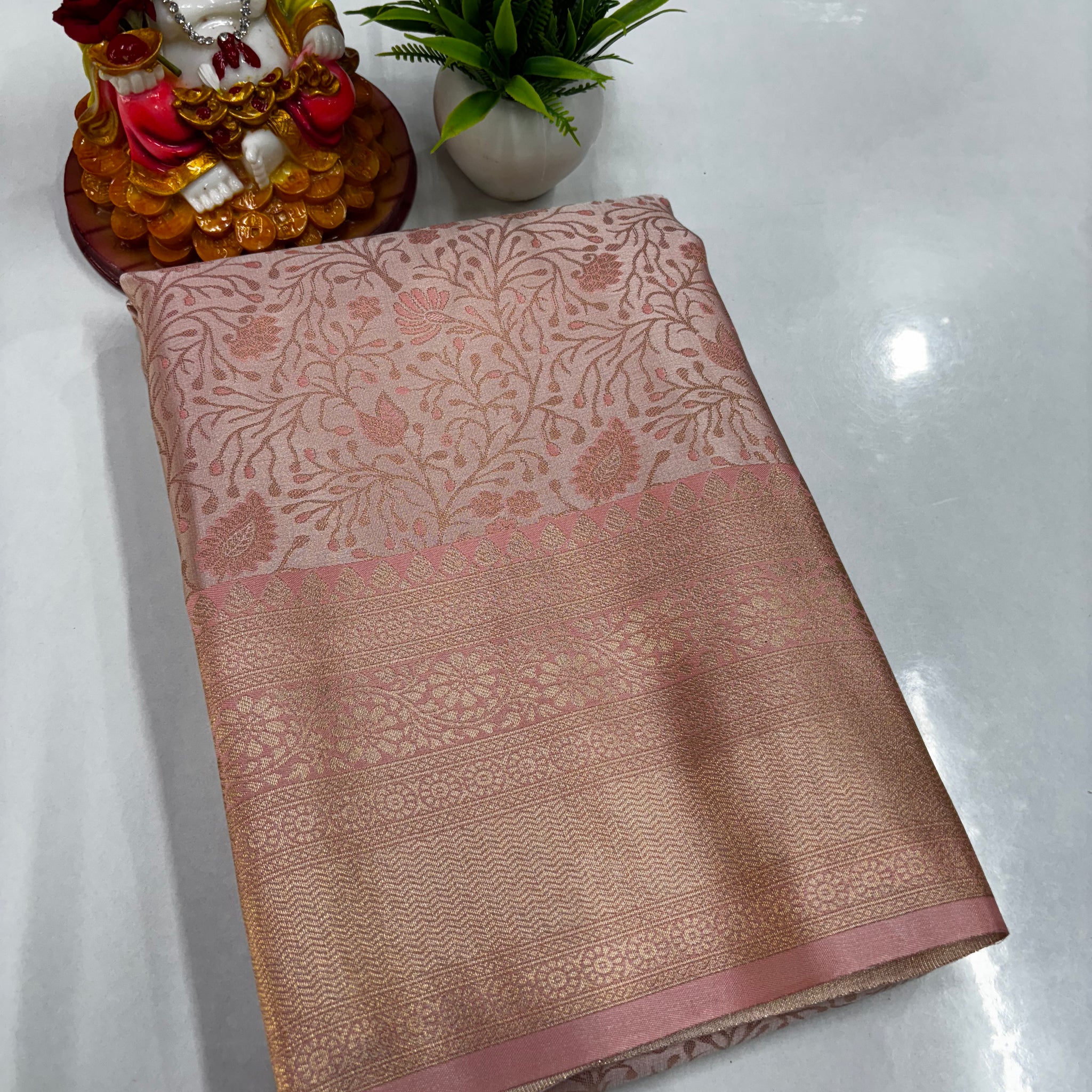 Premium Satin Saree – Elegant Shine & Grace by Padmavathi Silks and Sarees