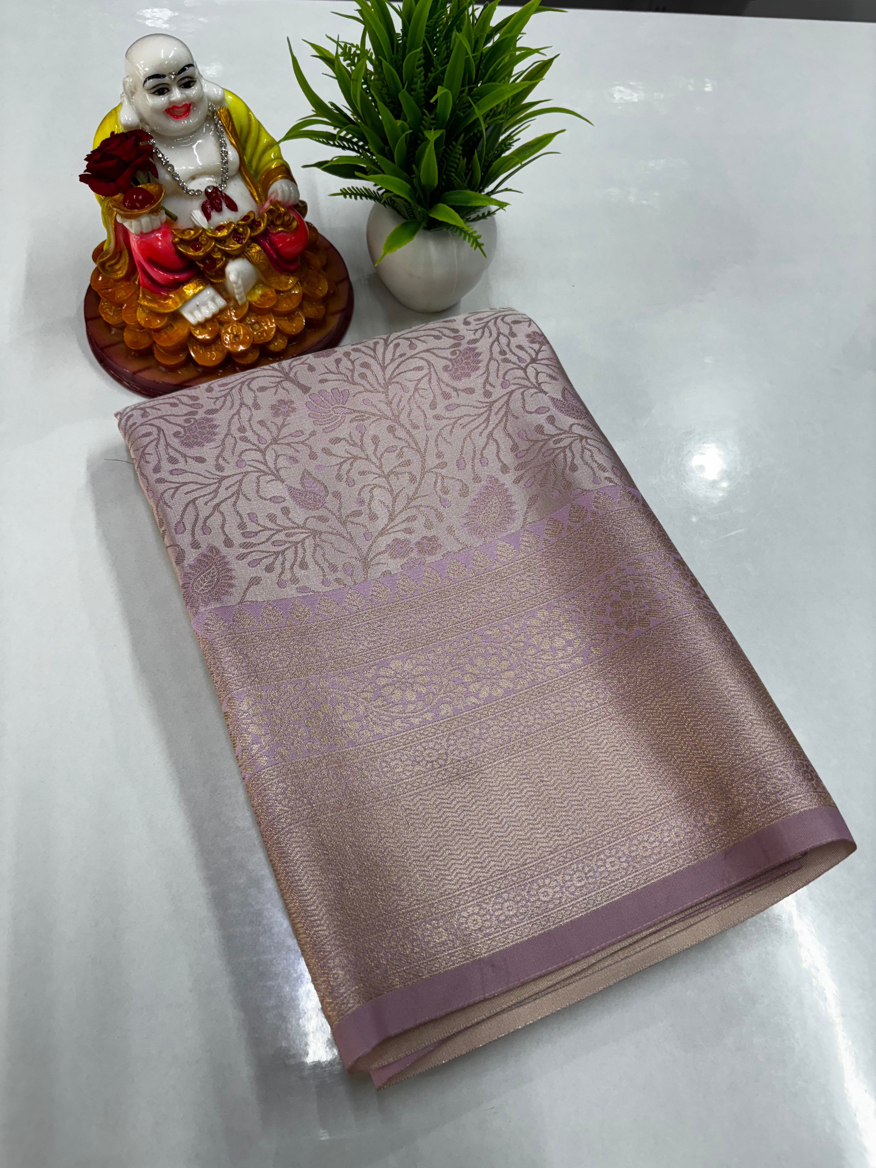Premium Satin Saree – Elegant Shine & Grace by Padmavathi Silks and Sarees