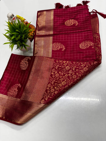 Premium Pure Satin Saree – Elegant & Luxurious Drape by Padmavathi Silks and Sarees