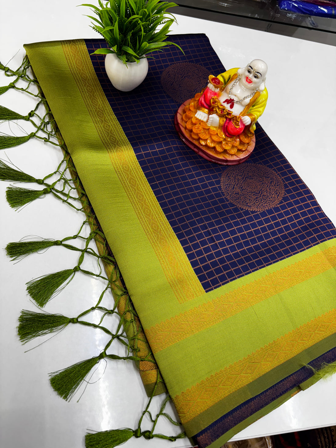 Premium Semi Silk Saree with Beautiful Colors – Padmavathi Silks and Sarees