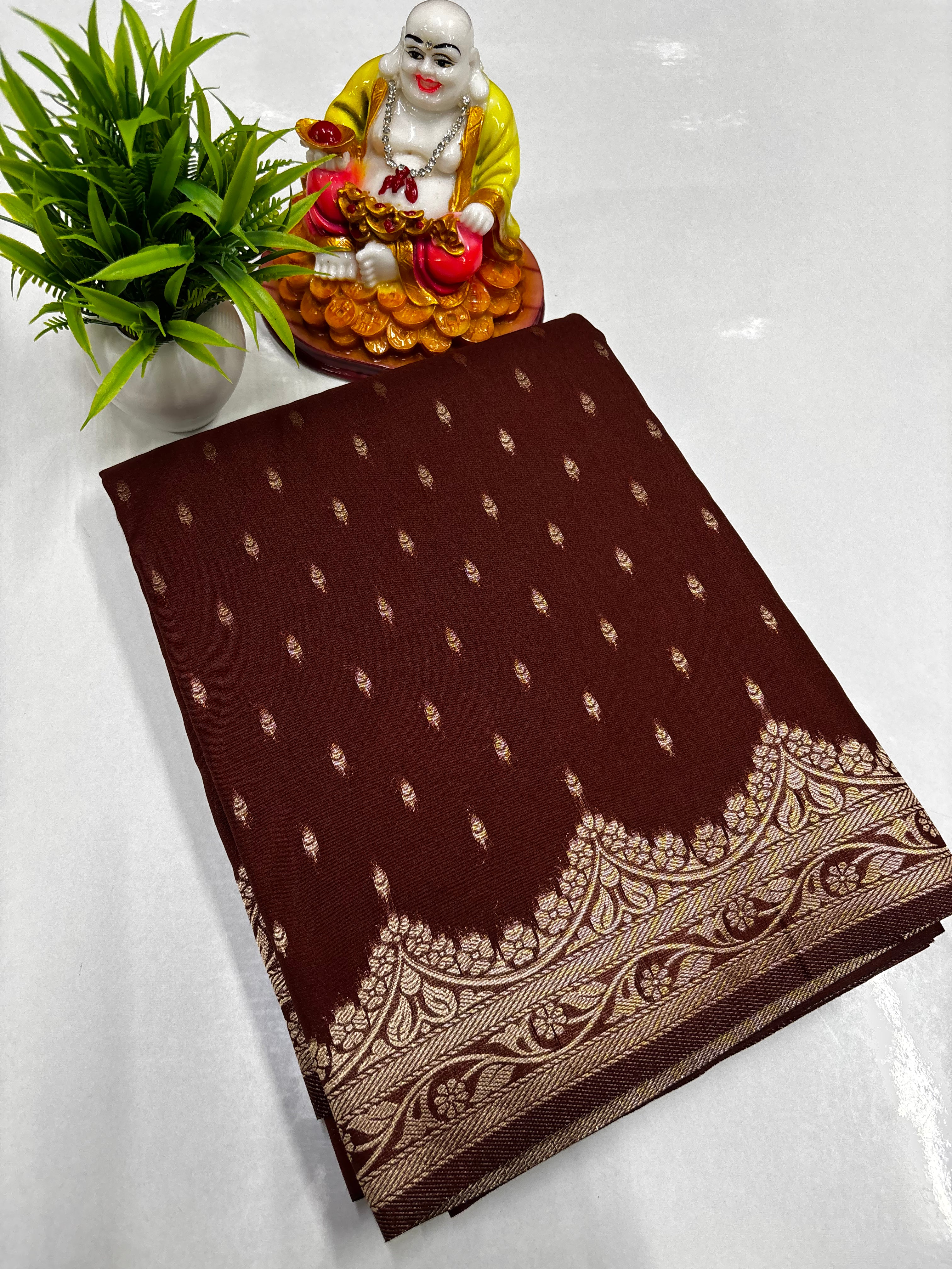 Premium 1000 Butti Georgette Saree – Padmavathi Silks and Sarees