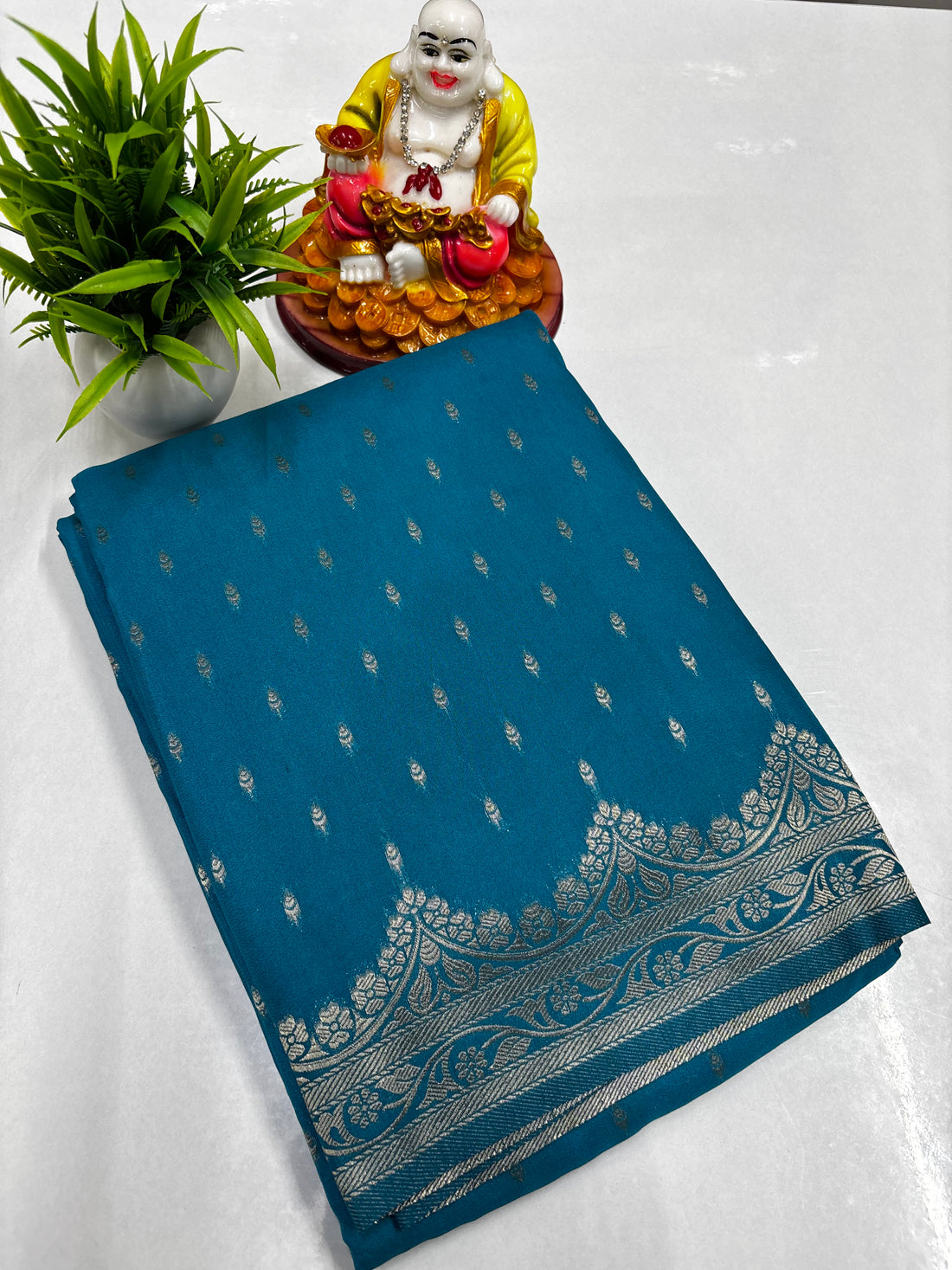 Premium 1000 Butti Georgette Saree – Padmavathi Silks and Sarees