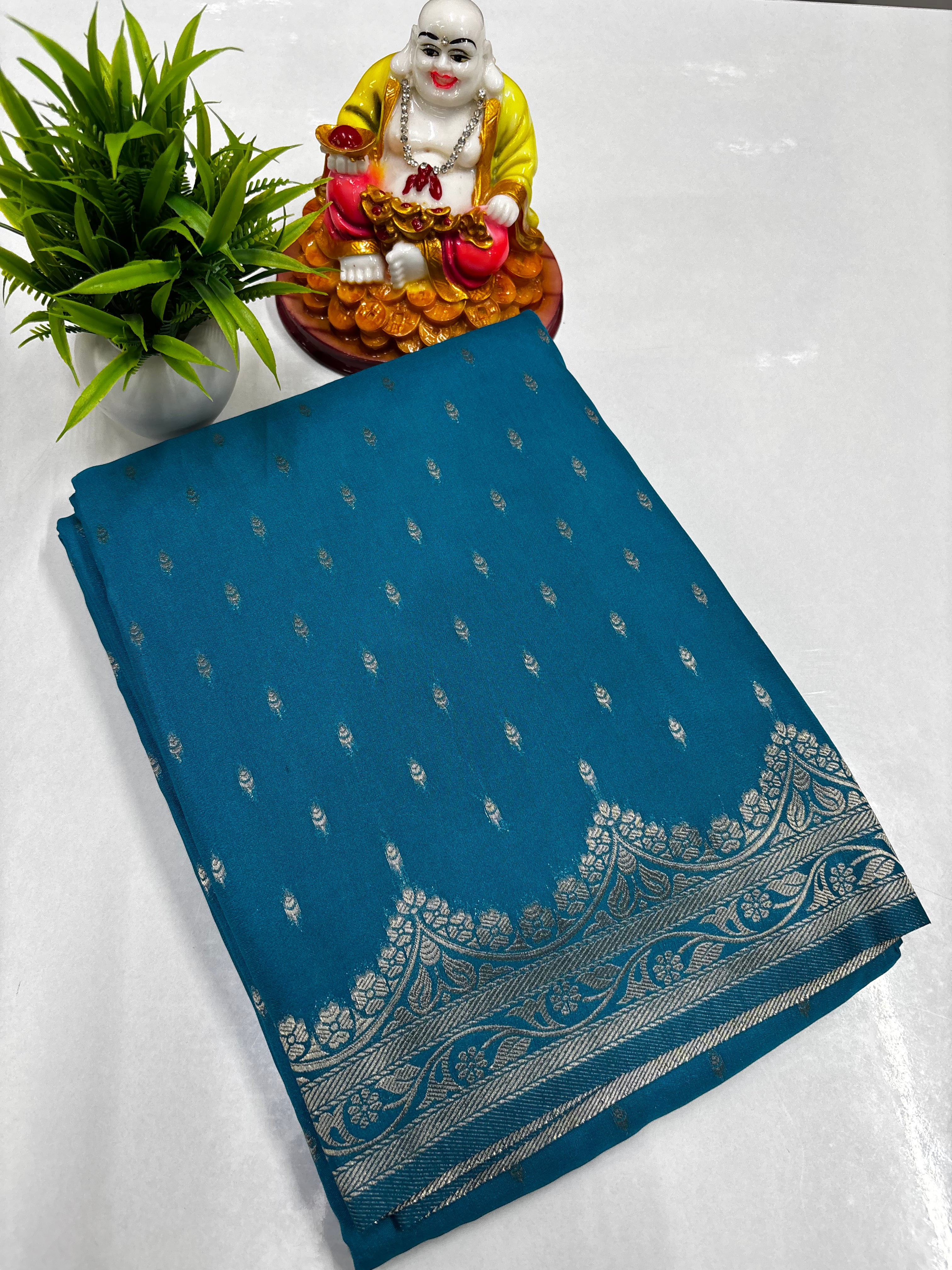 Premium 1000 Butti Georgette Saree – Padmavathi Silks and Sarees