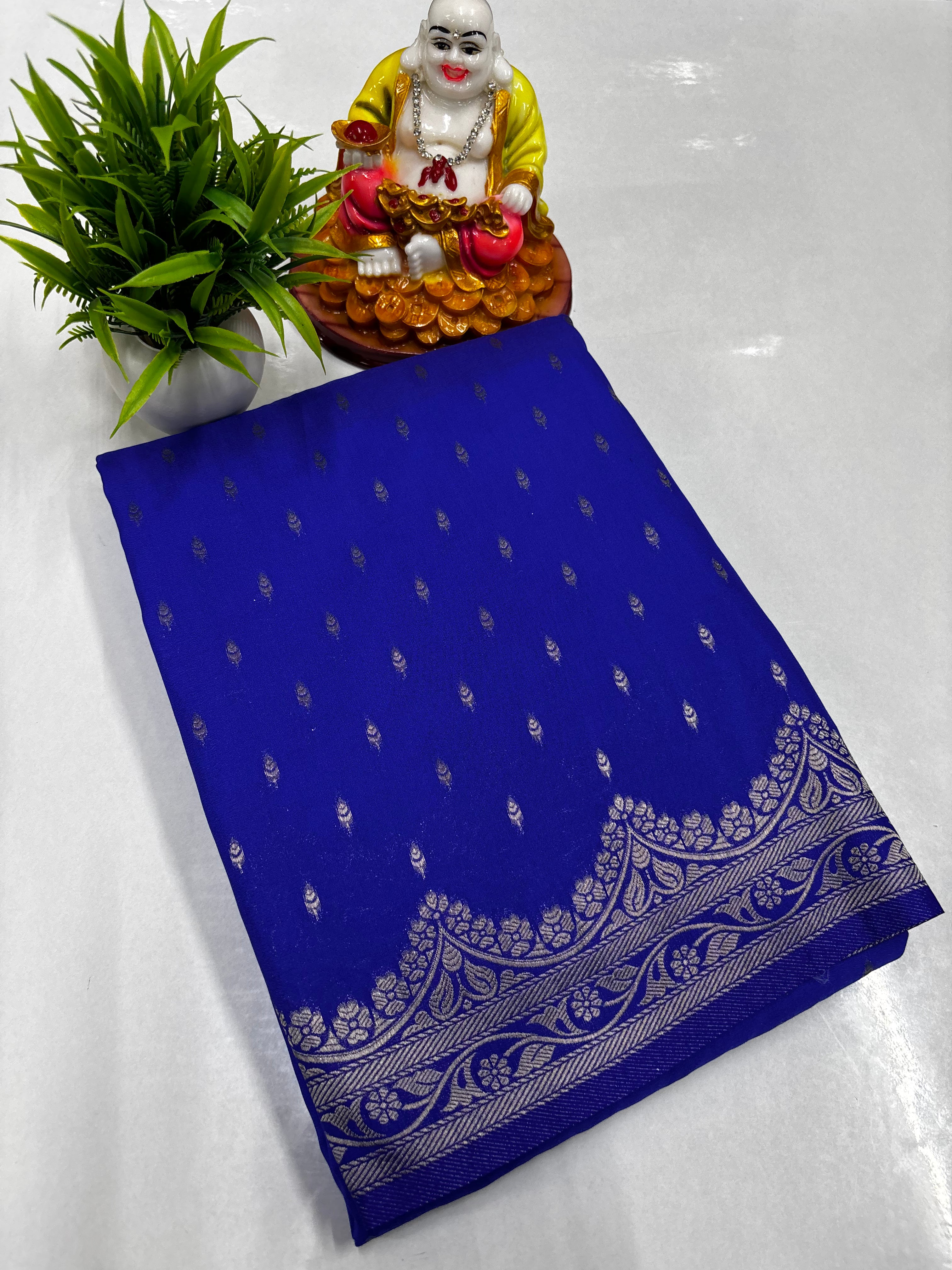 Premium 1000 Butti Georgette Saree – Padmavathi Silks and Sarees