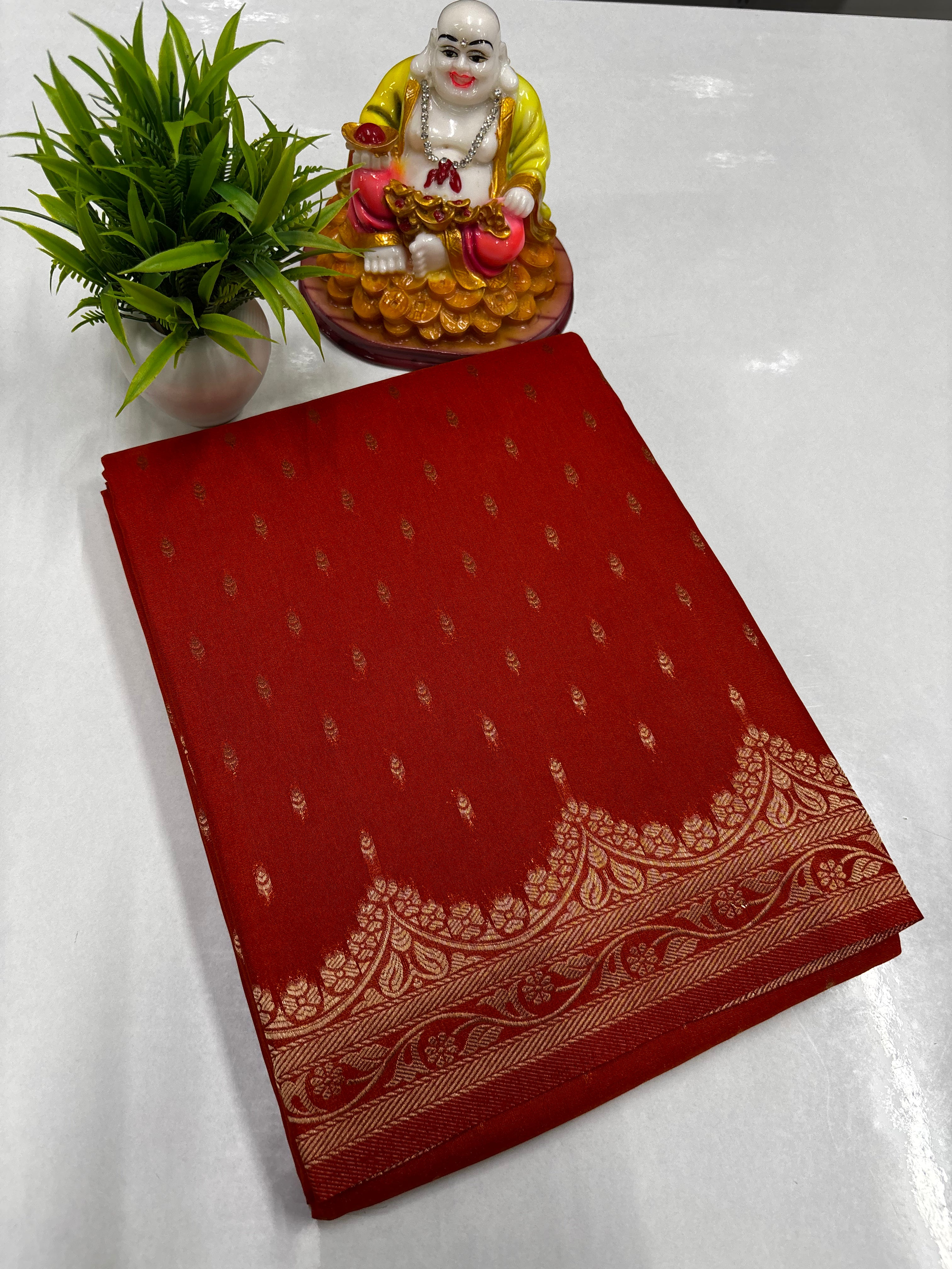 Premium 1000 Butti Georgette Saree – Padmavathi Silks and Sarees