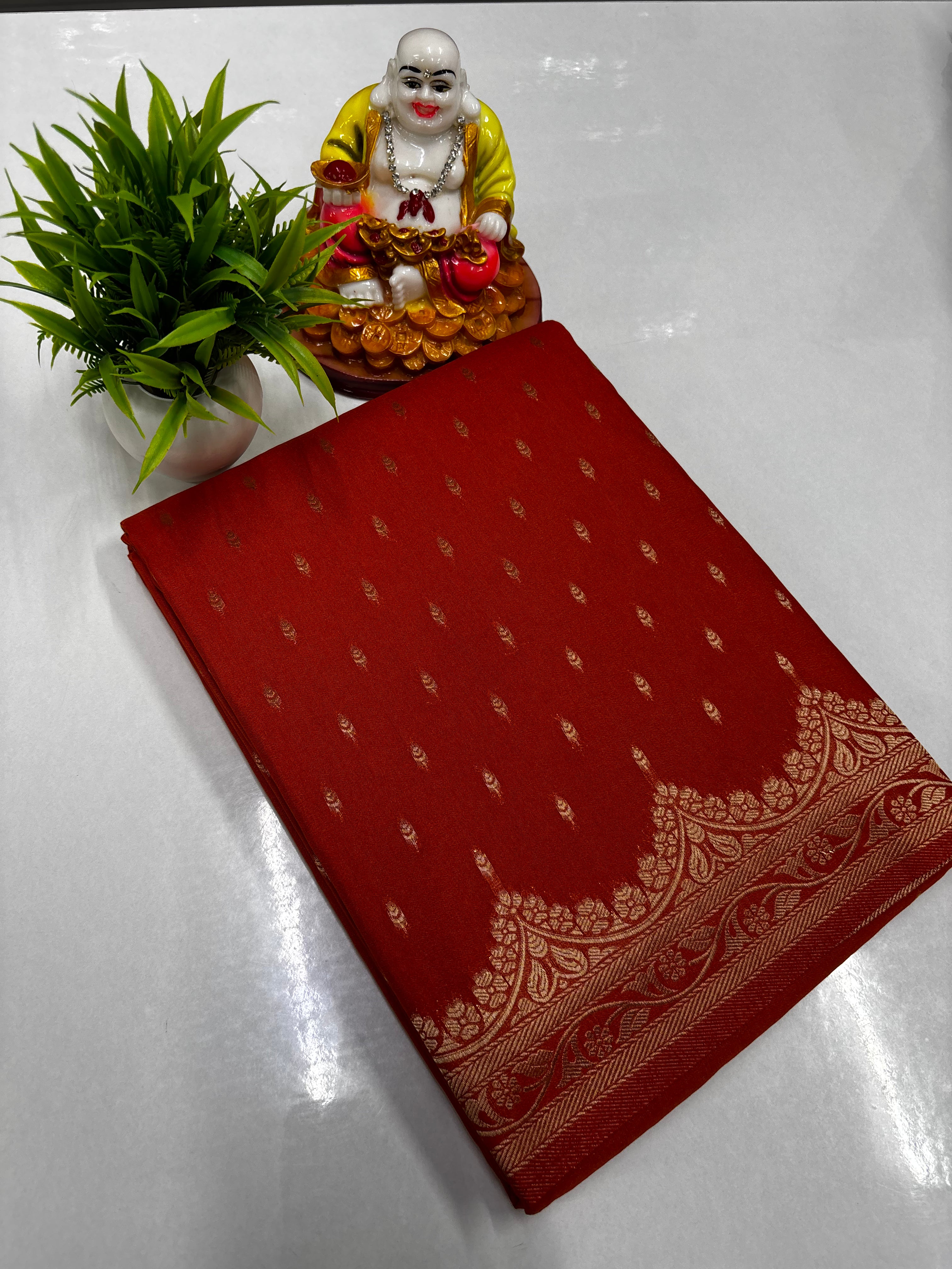 Premium 1000 Butti Georgette Saree – Padmavathi Silks and Sarees