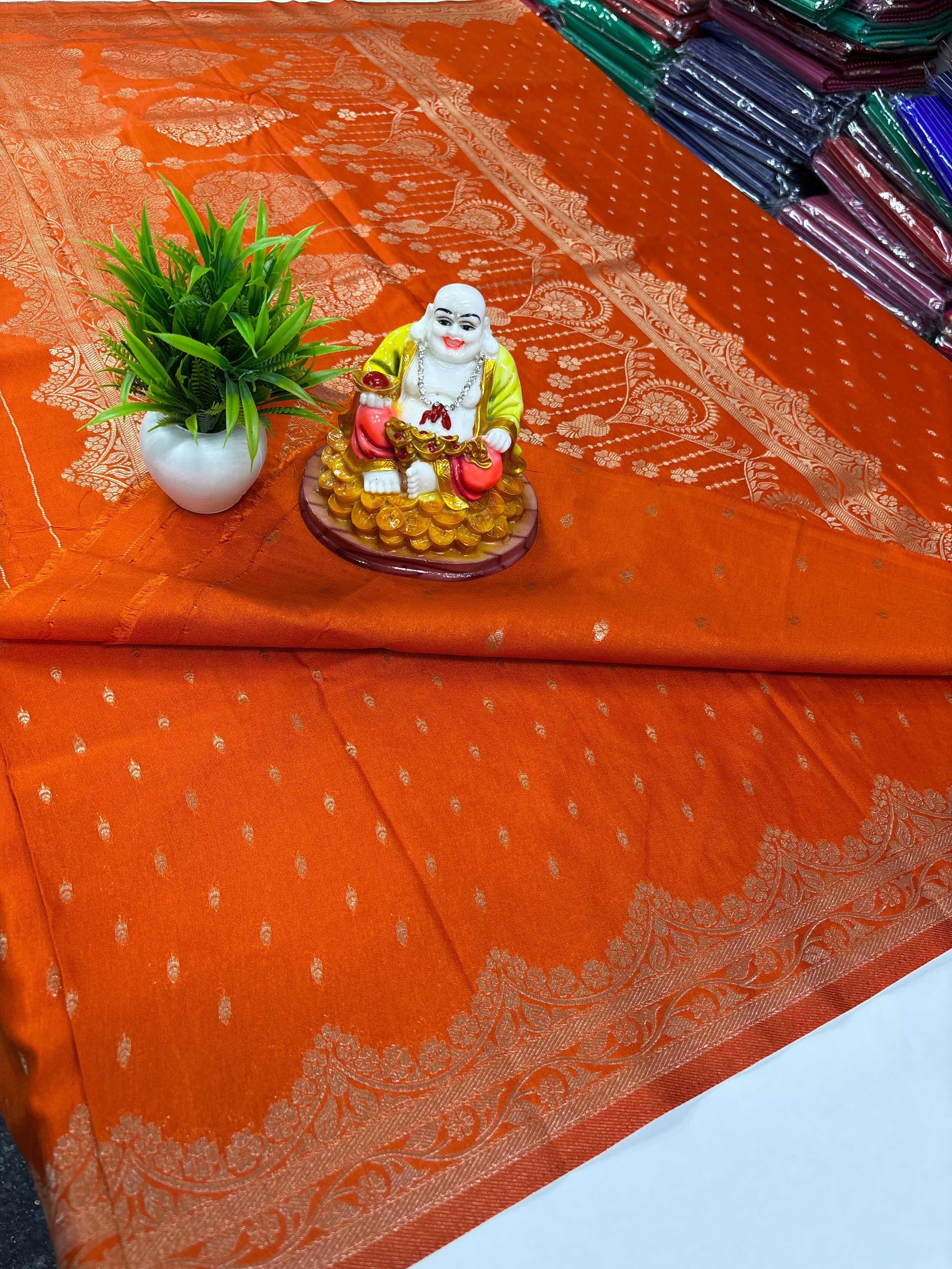 Premium 1000 Butti Georgette Saree – Padmavathi Silks and Sarees