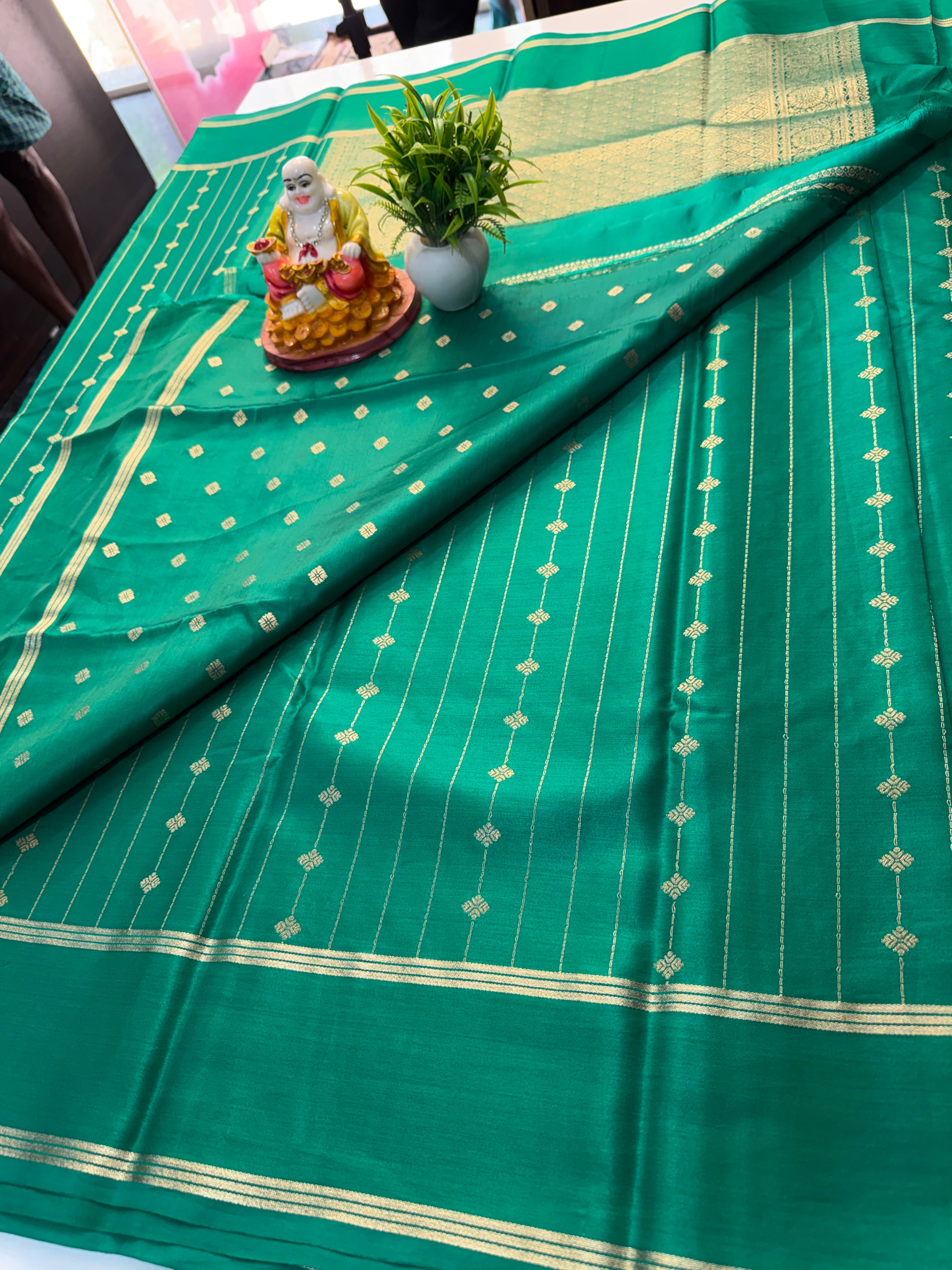 Premium Gajji Silk Saree with Rich Pallu & Butta Blouse…