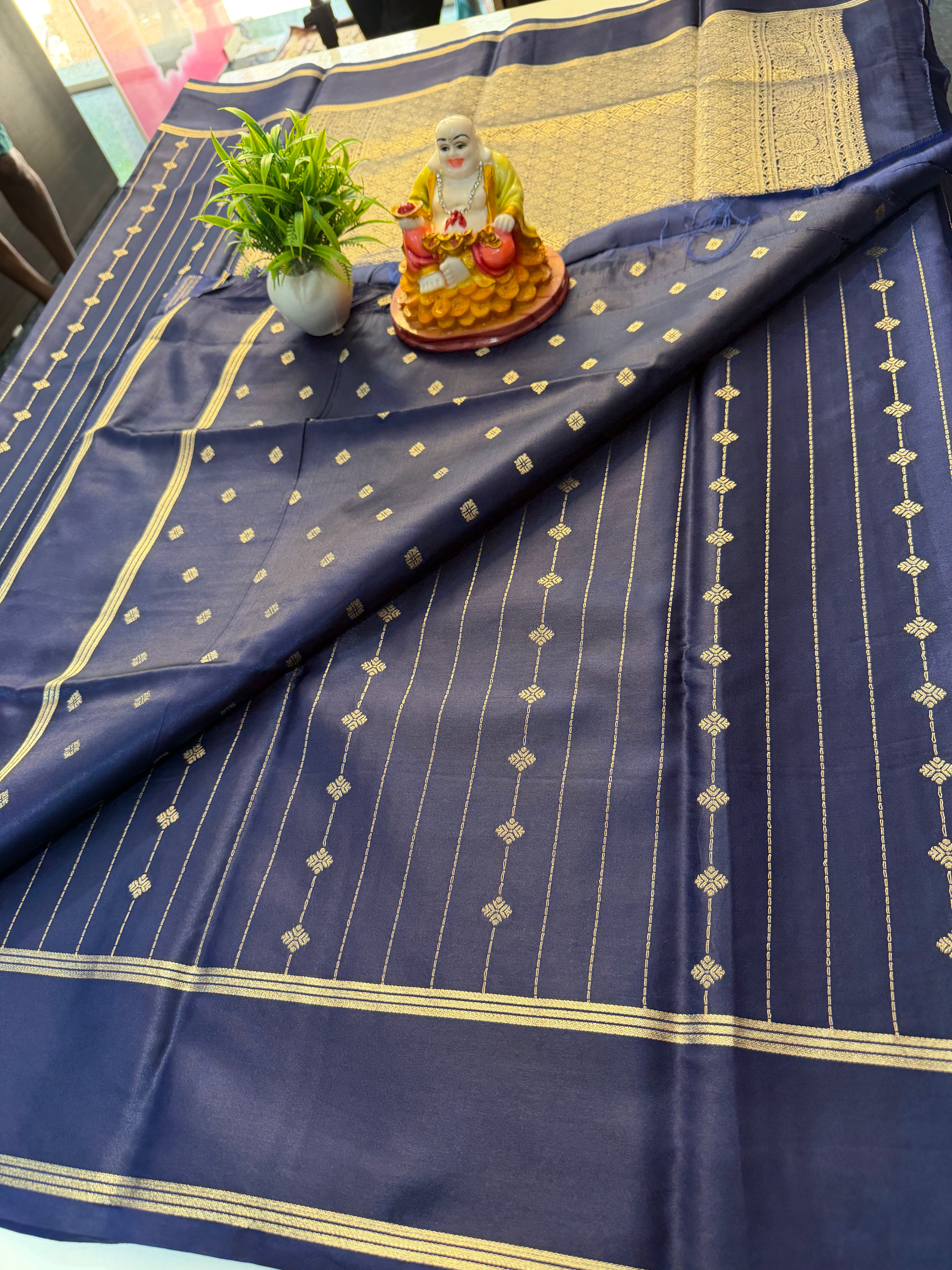 Premium Gajji Silk Saree with Rich Pallu & Butta Blouse…
