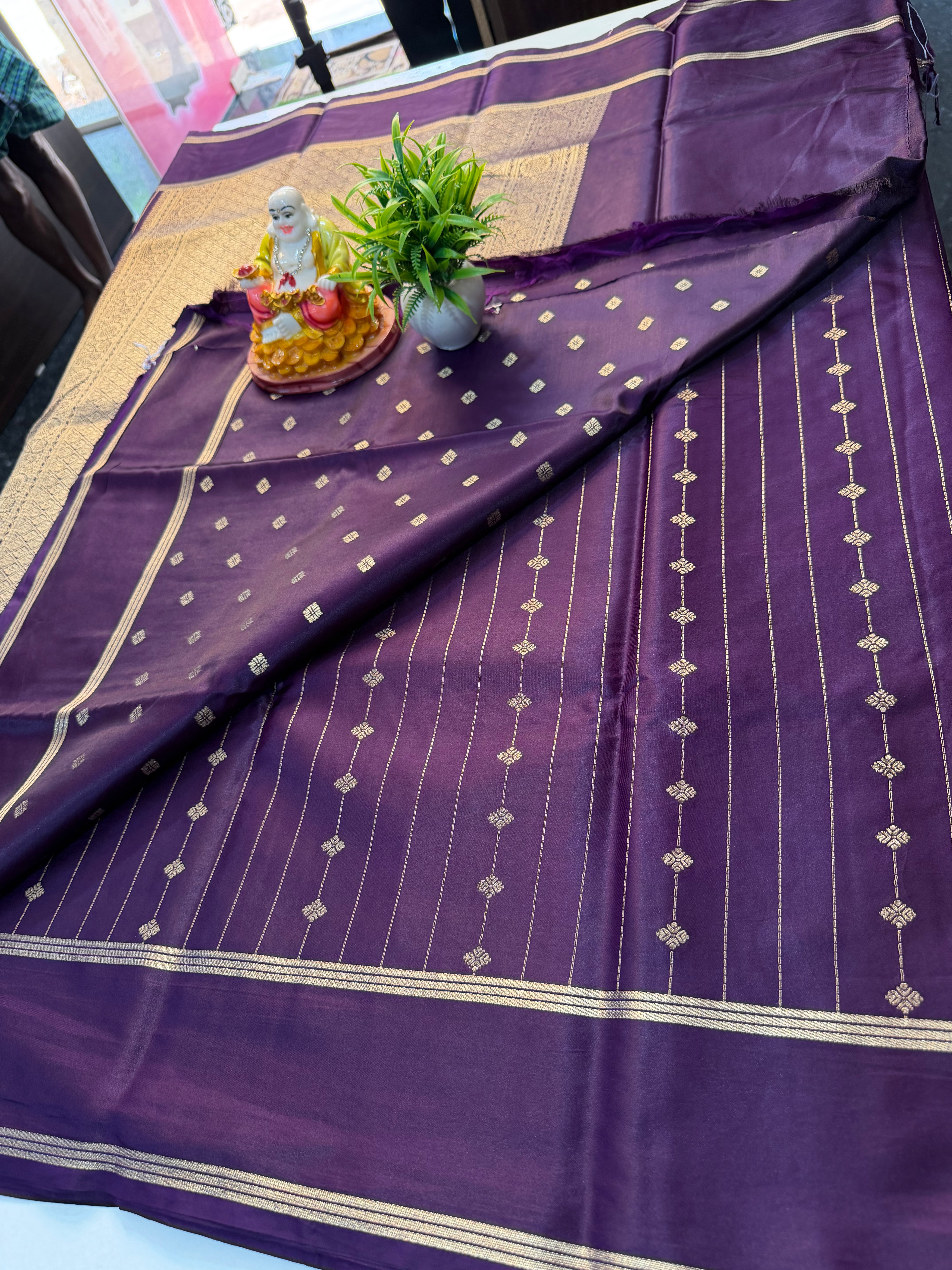Premium Gajji Silk Saree with Rich Pallu & Butta Blouse…