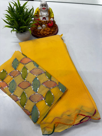 Beautiful Fancy Sarees from Padmavathi Silks and Sarees.
