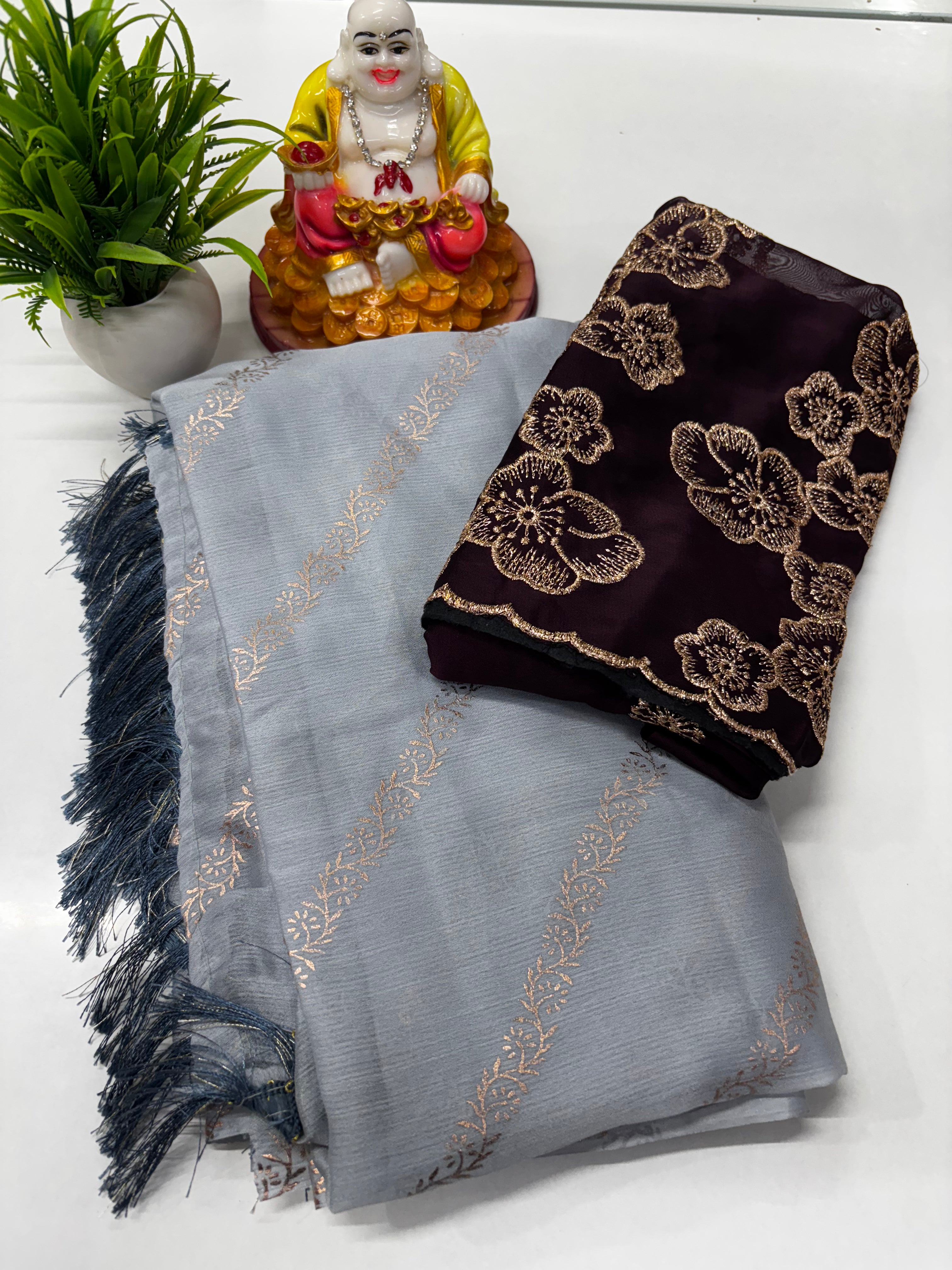 Beautiful Fancy Sarees from Padmavathi Silks and Sarees.
