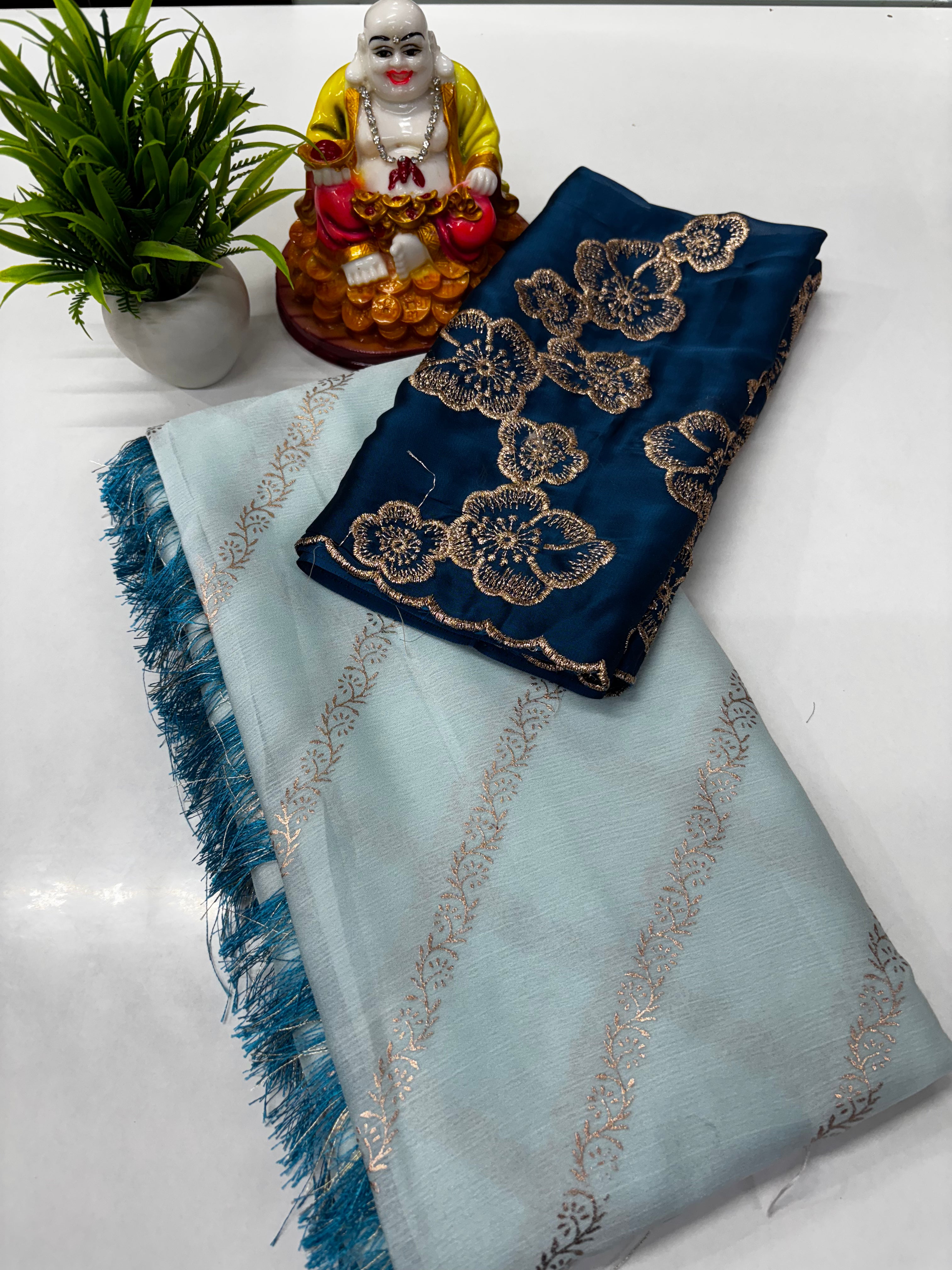 Beautiful Fancy Sarees from Padmavathi Silks and Sarees.