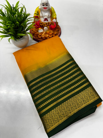 Semi Crepe Saree from Padmavathi Silks and Sarees.