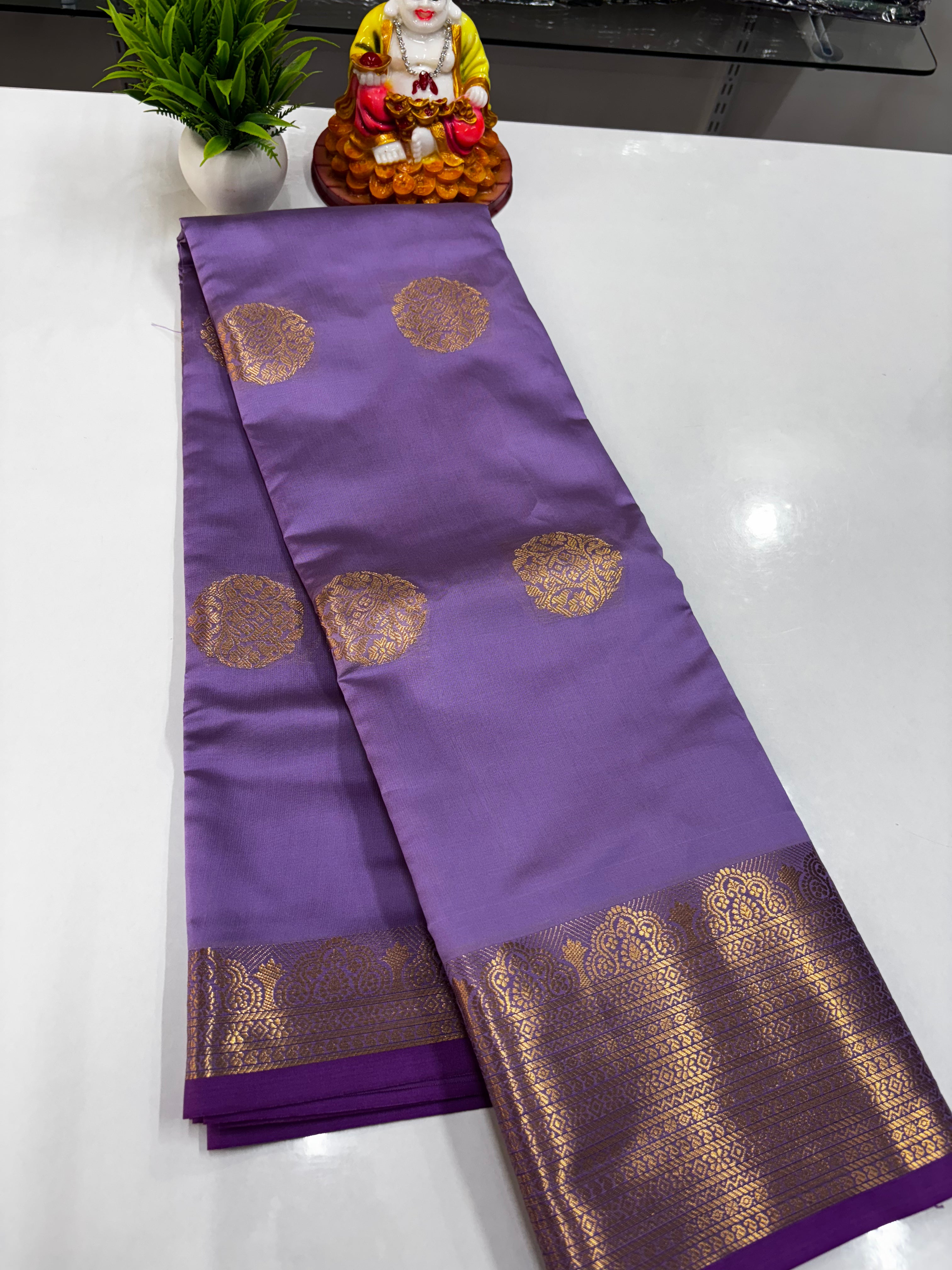 Premium Semi Silk Saree with Beautiful Colors – Padmavathi Silks and Sarees