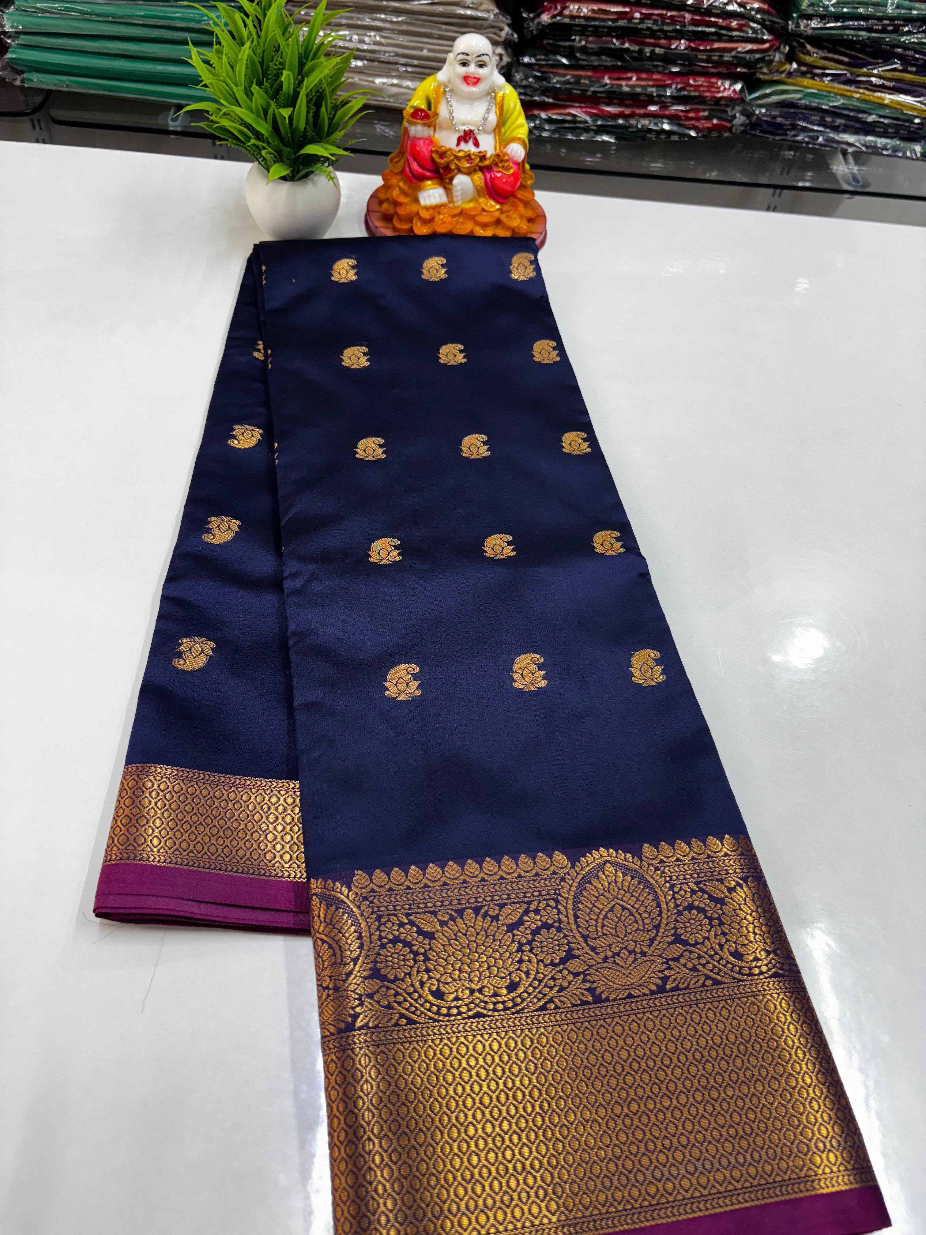 Premium Semi Silk Saree with Beautiful Colors – Padmavathi Silks and Sarees