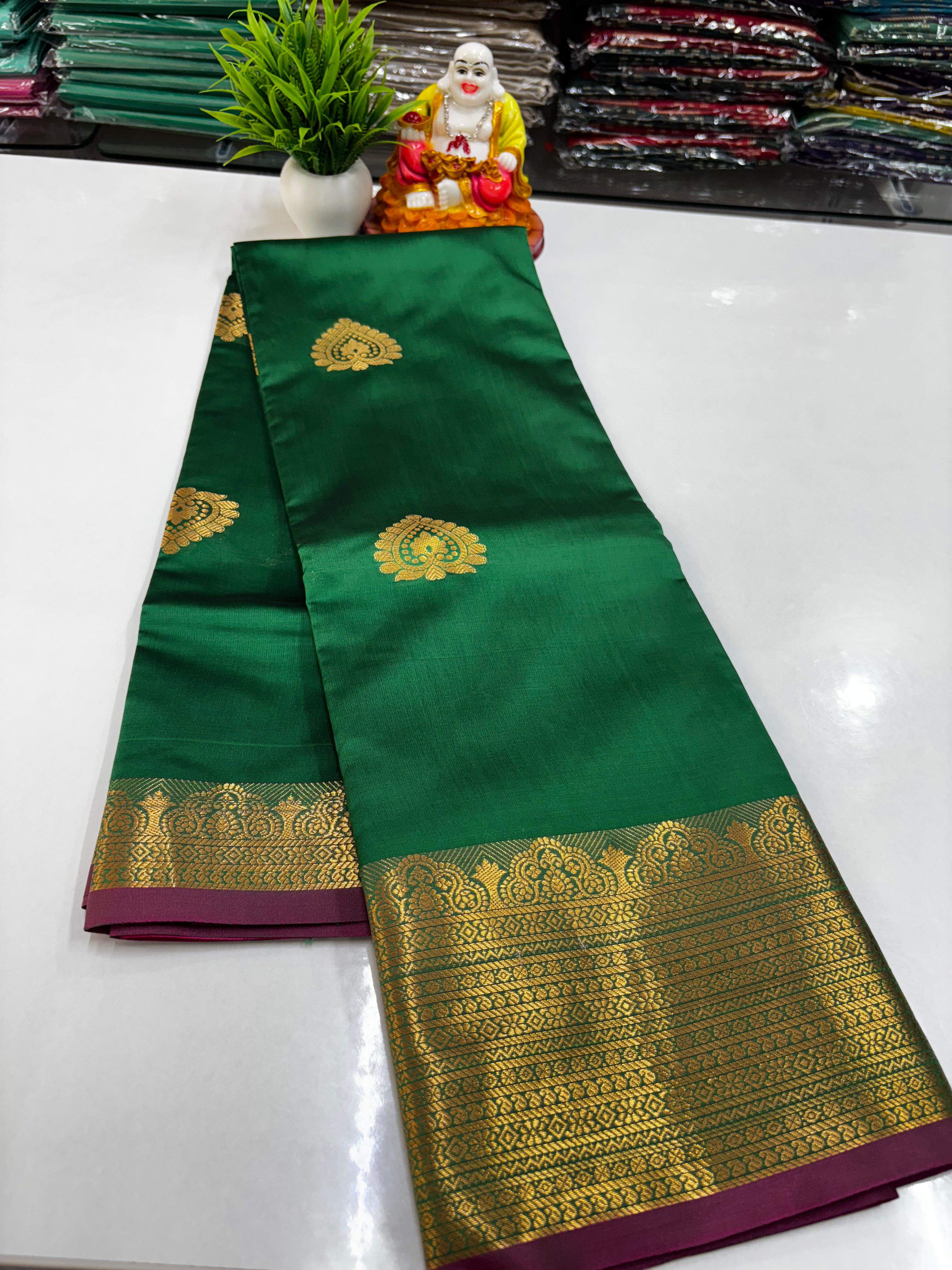 Premium Semi Silk Saree with Beautiful Colors – Padmavathi Silks and Sarees