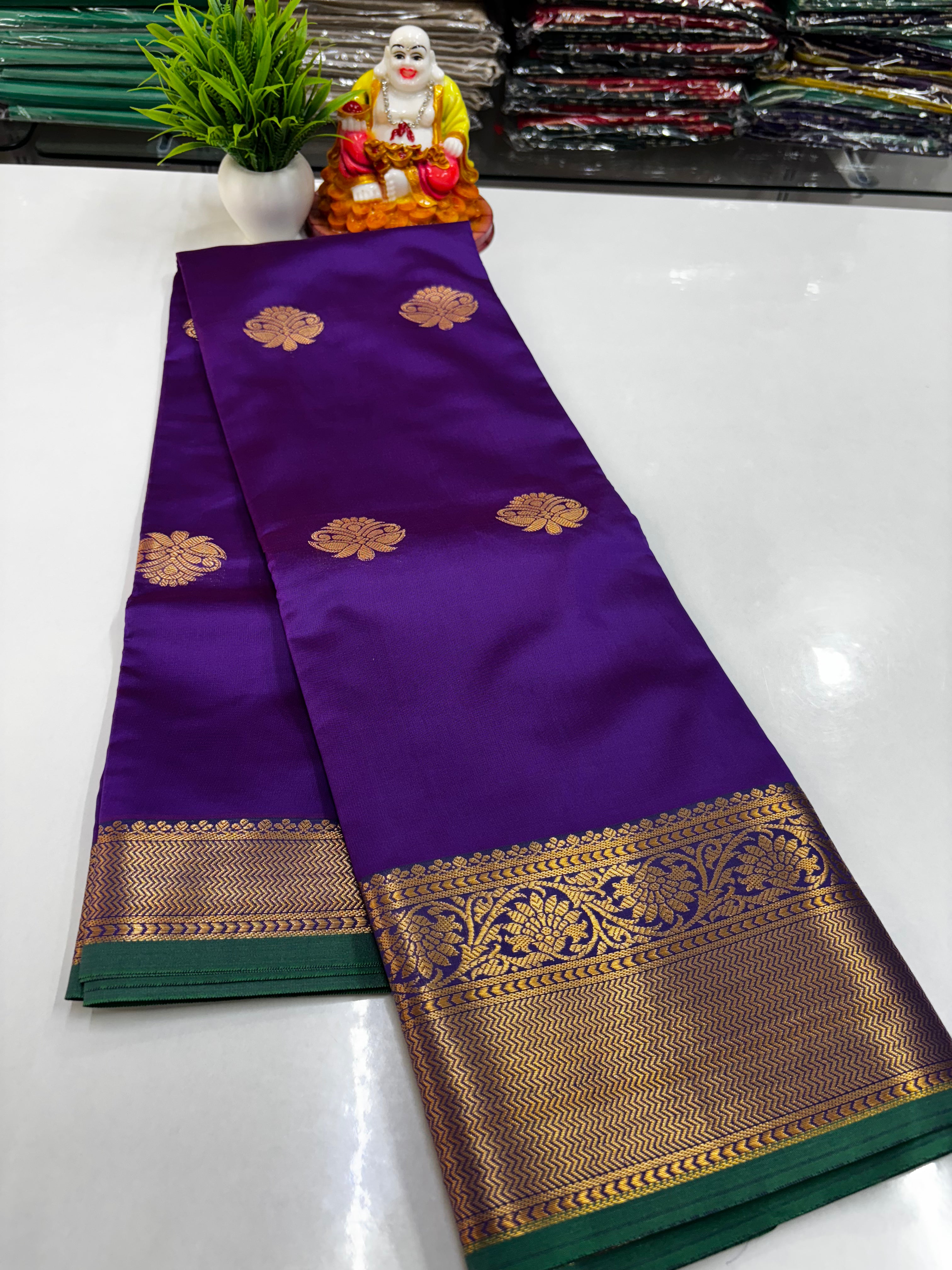 Premium Semi Silk Saree with Beautiful Colors – Padmavathi Silks and Sarees