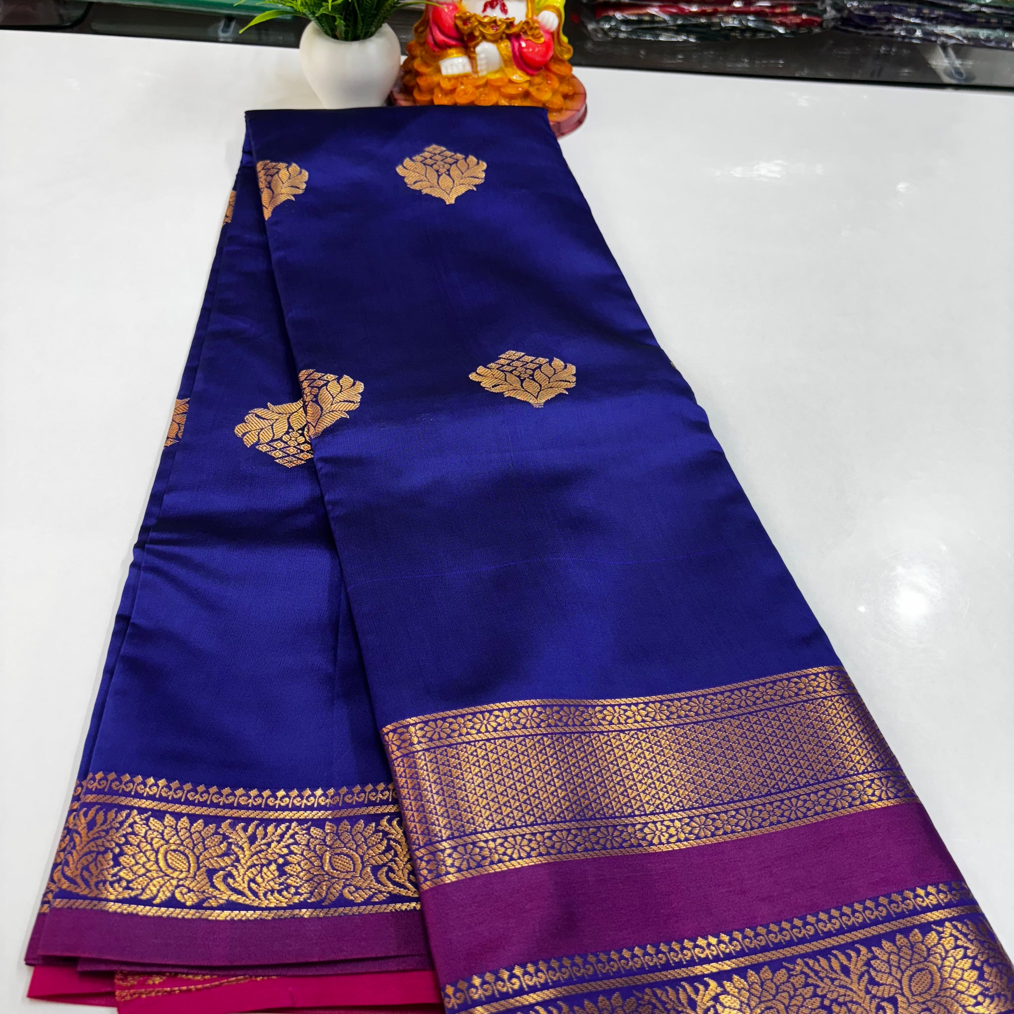 Premium Semi Silk Saree with Beautiful Colors – Padmavathi Silks and Sarees