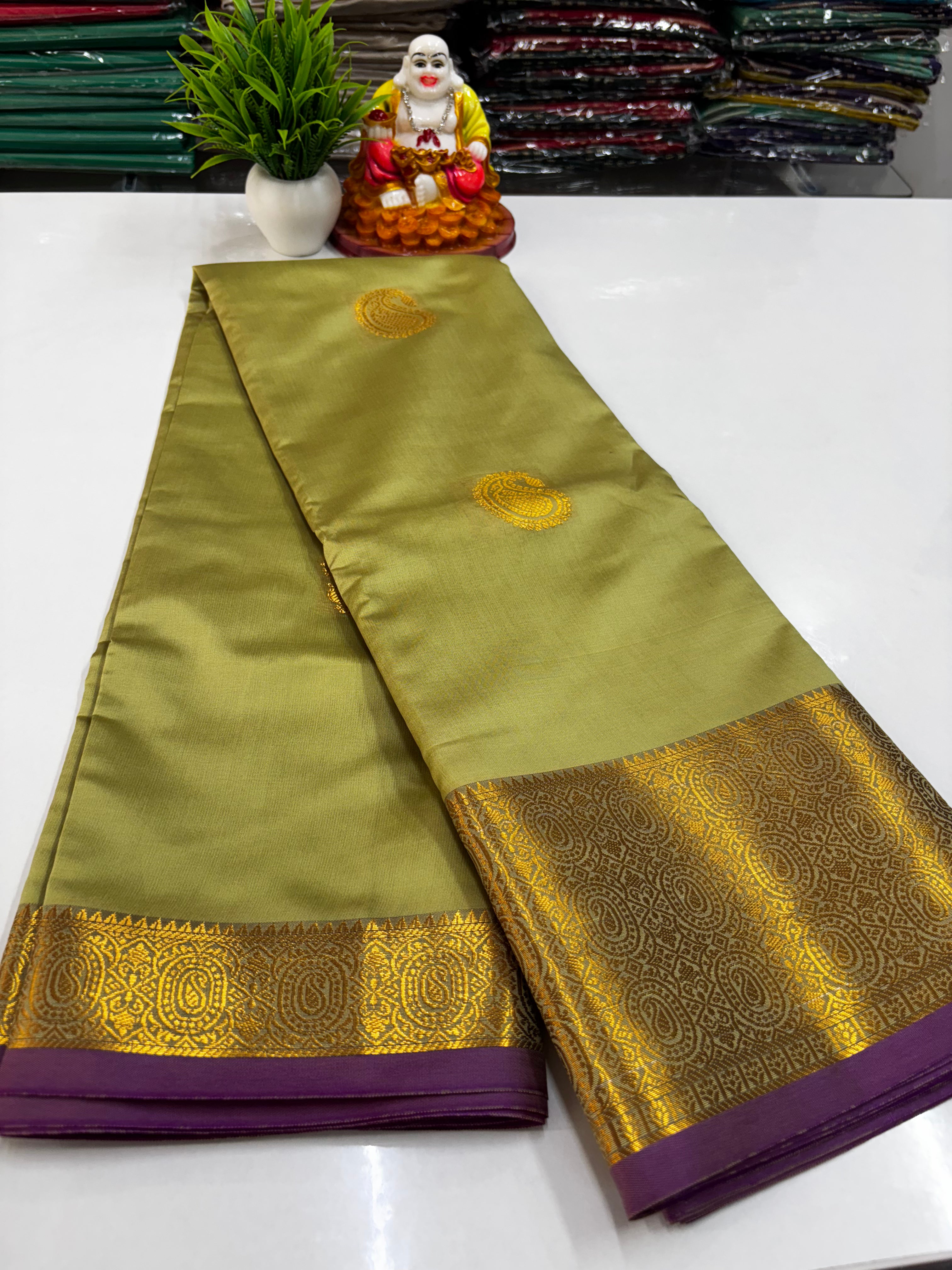 Premium Semi Silk Saree with Beautiful Colors – Padmavathi Silks and Sarees