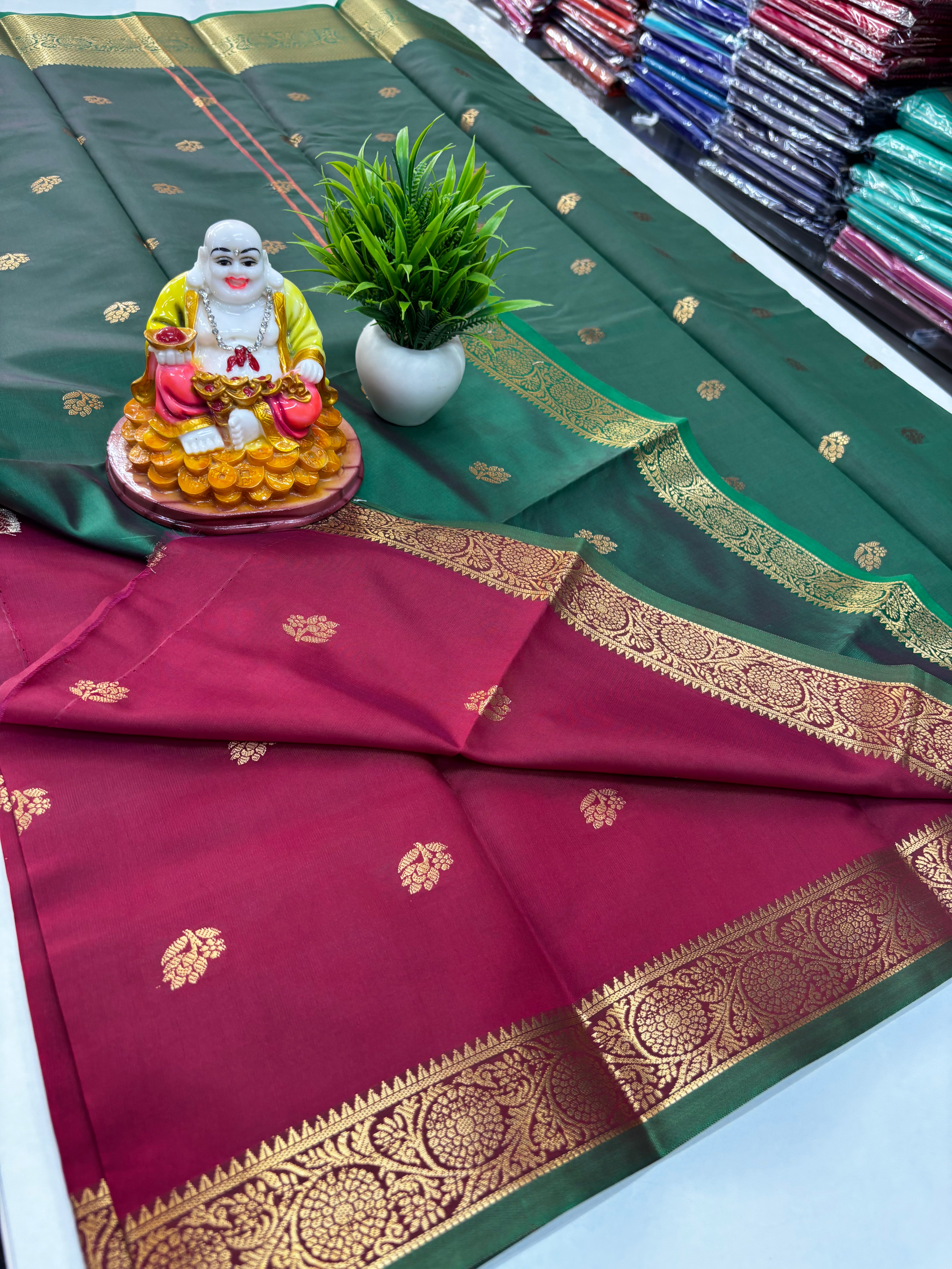 Premium Semi Silk Saree with Beautiful Colors – Padmavathi Silks and Sarees