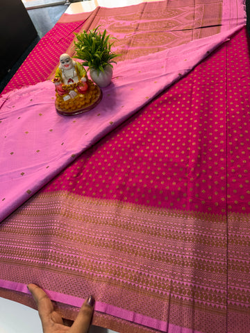 Premium Coco Zari Georgette Saree with Rich Pallu & Butta Blouse | Padmavathi Silks and Sarees…