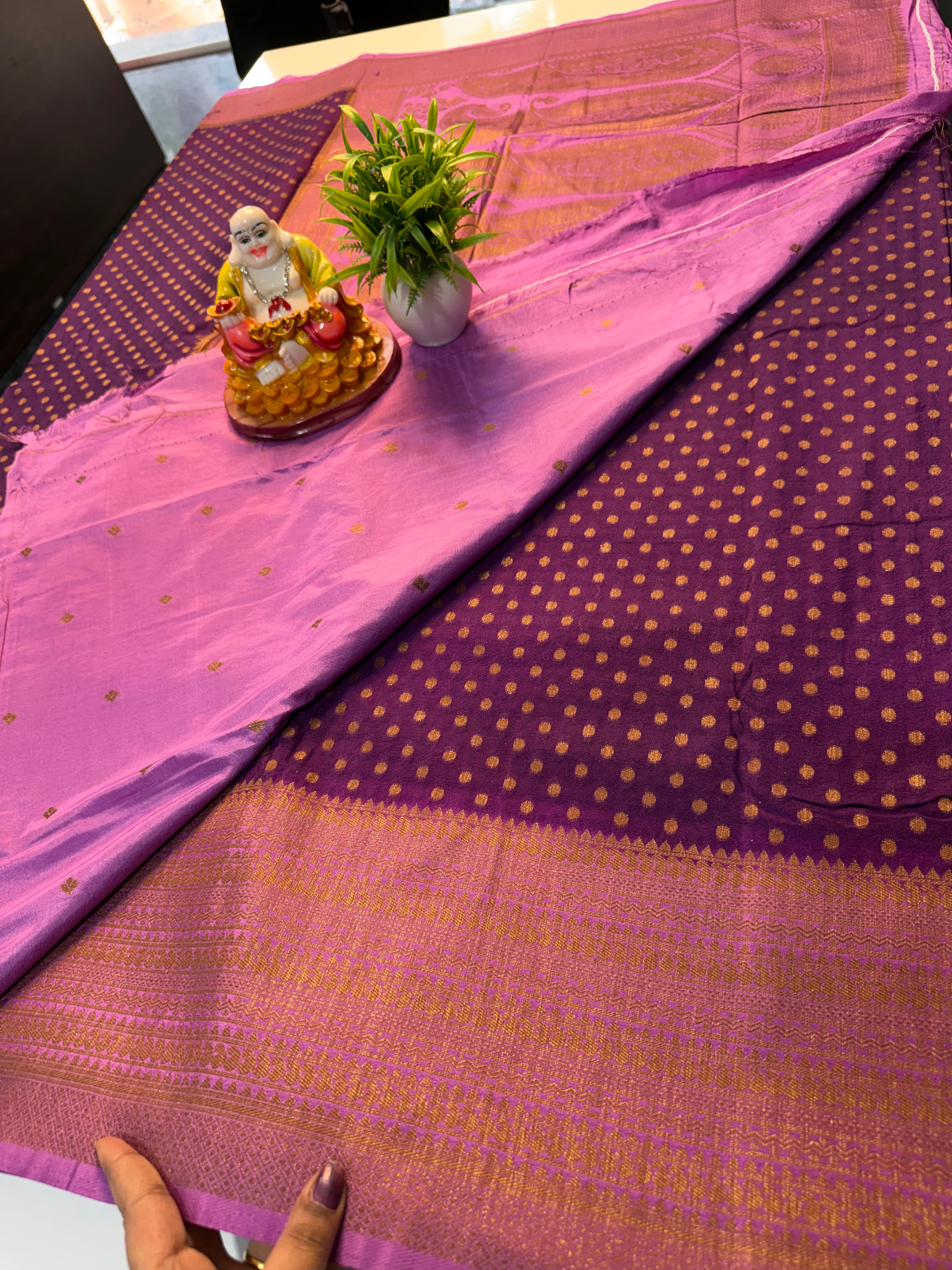 Premium Coco Zari Georgette Saree with Rich Pallu & Butta Blouse | Padmavathi Silks and Sarees…