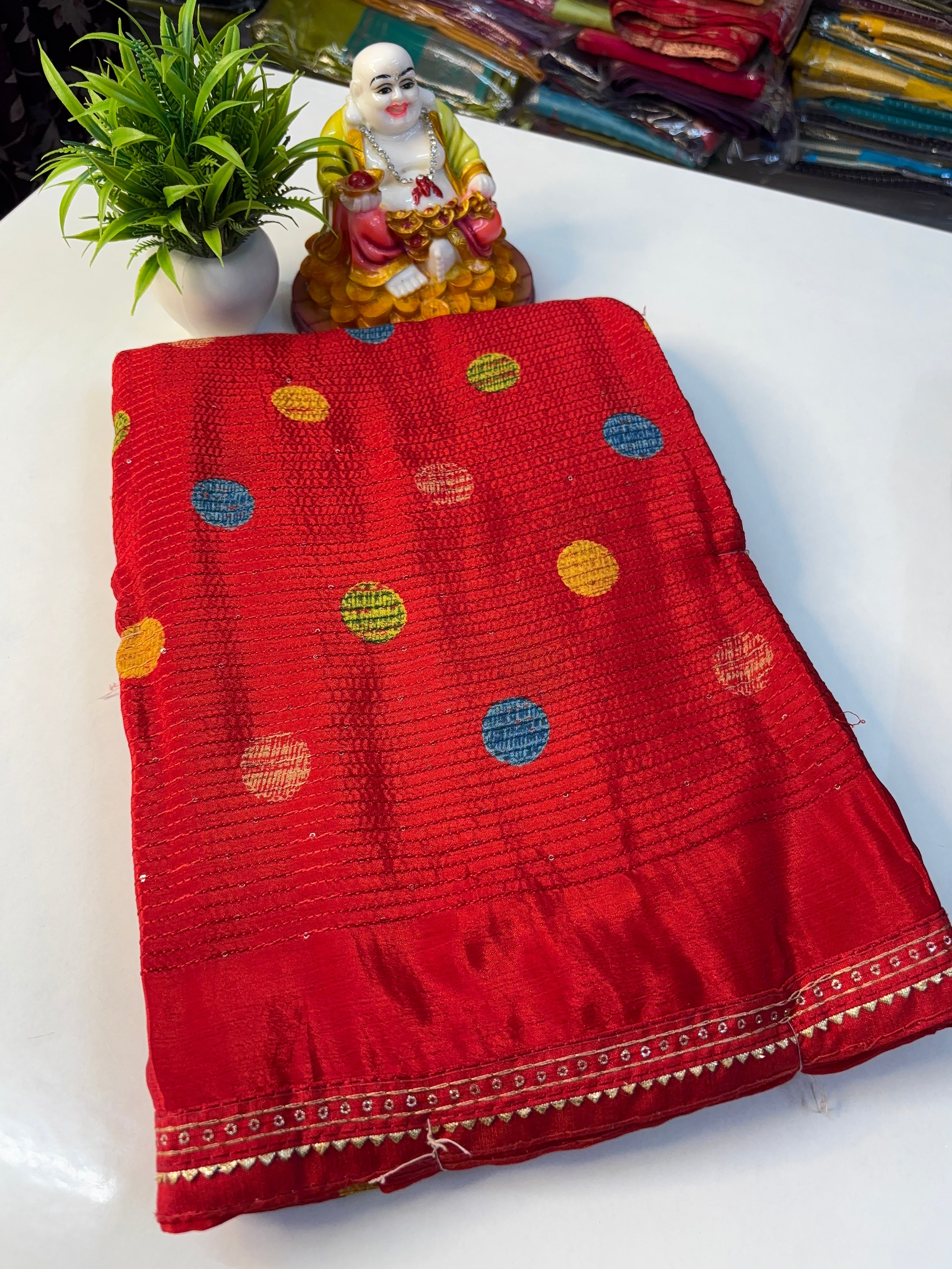 Beautiful Fancy Saree with Leaf & Bubble Design By Padmavathi Silks and Sarees