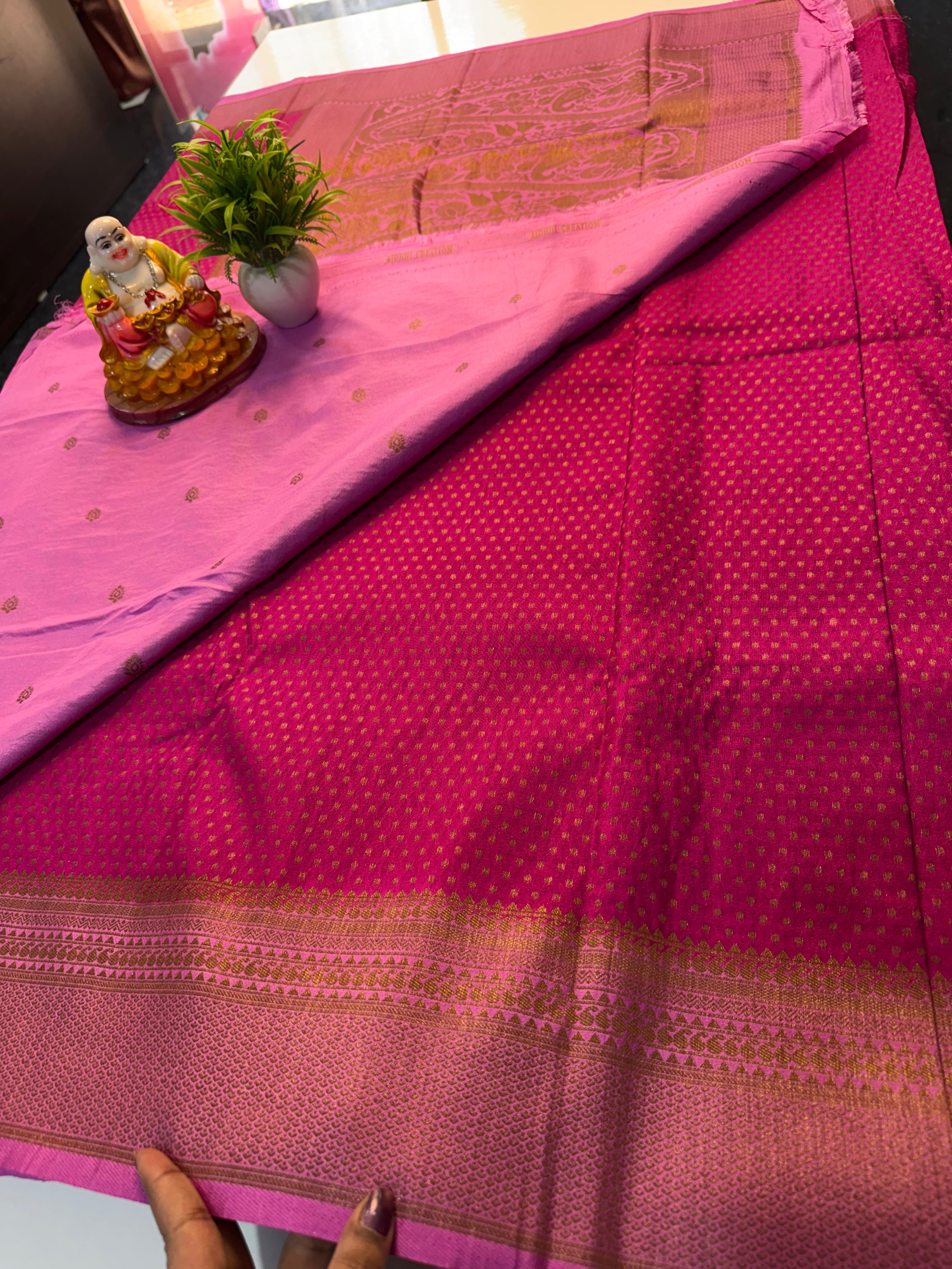Premium Coco Georgette Saree with Buttas, Rich Pallu & Butta Blouse | Padmavathi Silks and Sarees…