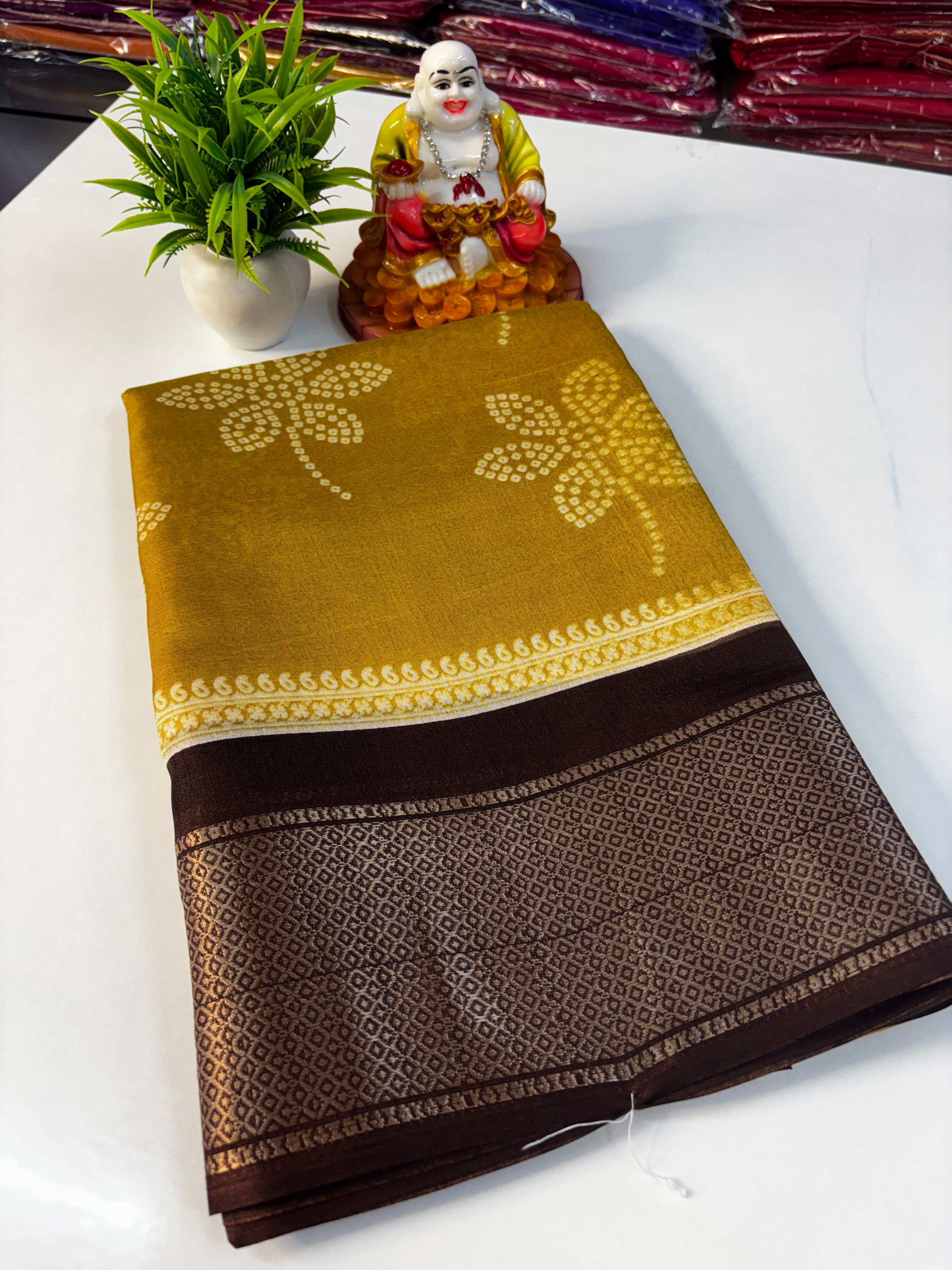 🌸 Beautiful Dola Silk Saree – By Padmavathi Silks and Sarees 🌸